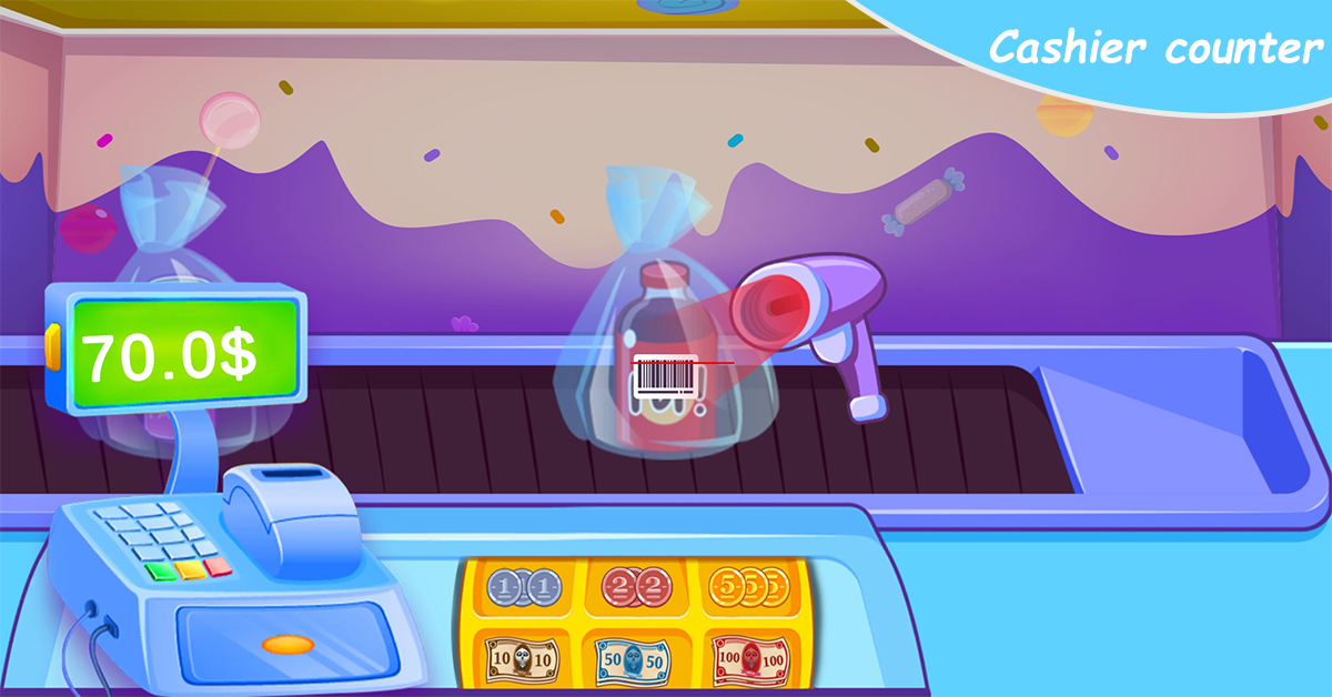 اسکرین شات 2 بازی Supermarket - Kids Game