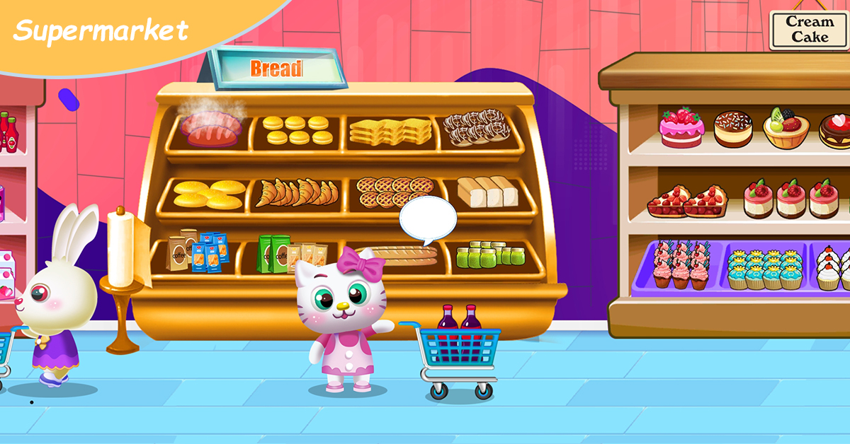 اسکرین شات 1 بازی Supermarket - Kids Game