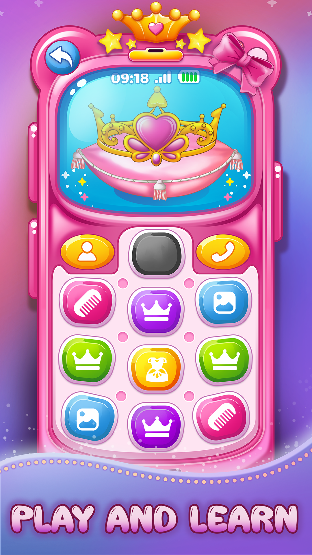اسکرین شات 1 برنامه Princess Phone Call Games