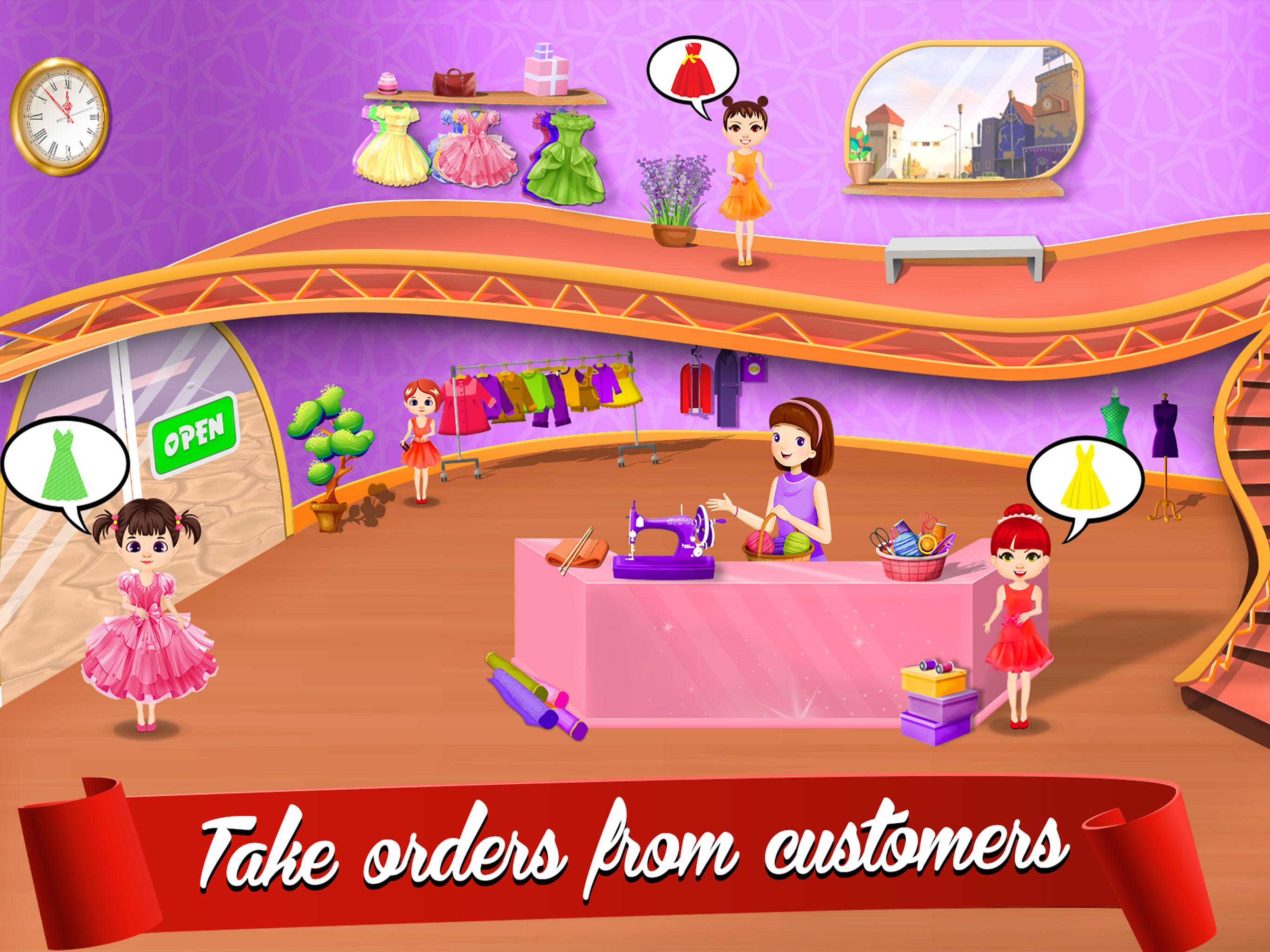 اسکرین شات 1 بازی Cute Dress Maker Tailor Shop