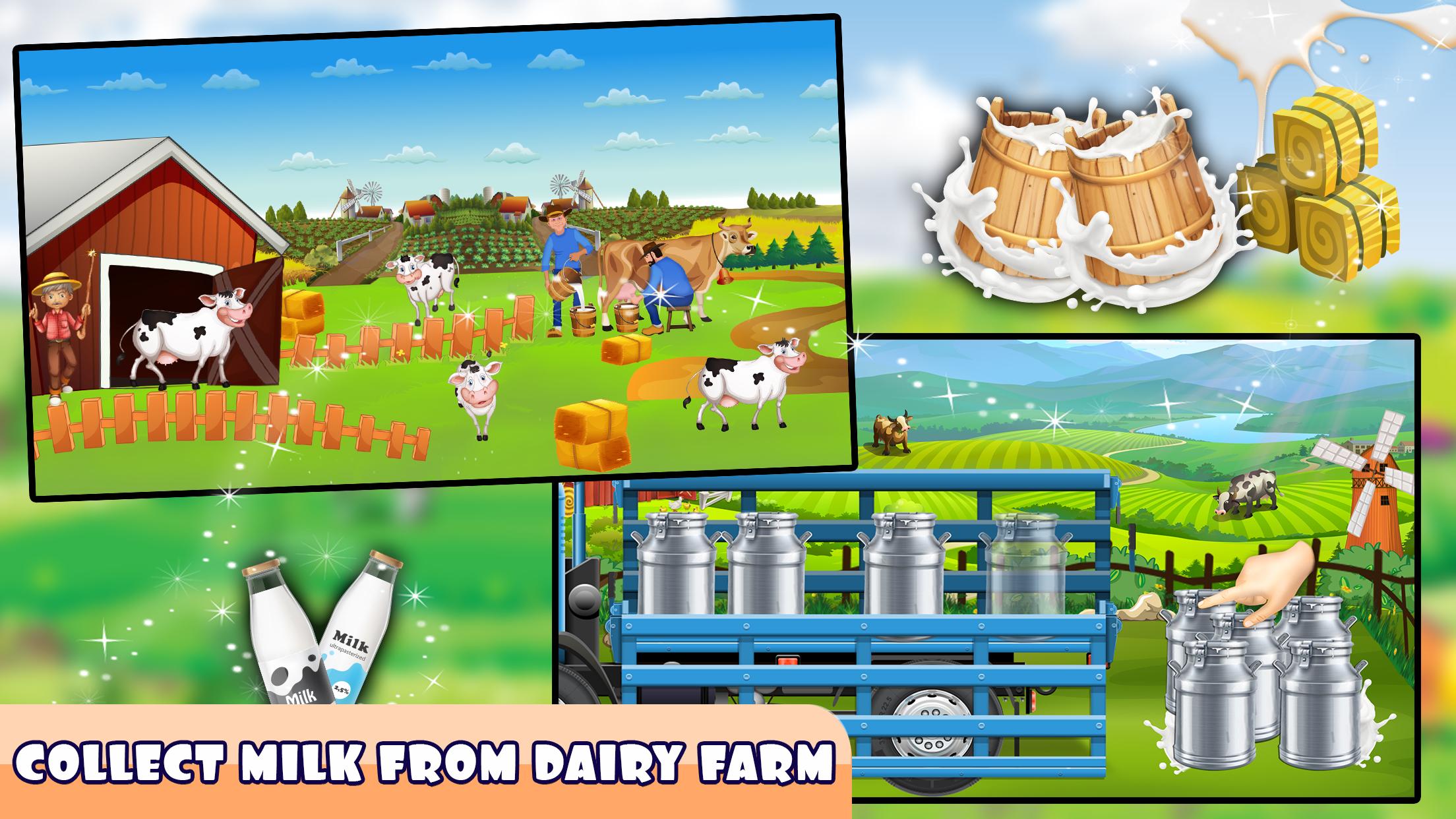 اسکرین شات 3 بازی Cow Dairy Farm Milk Factory