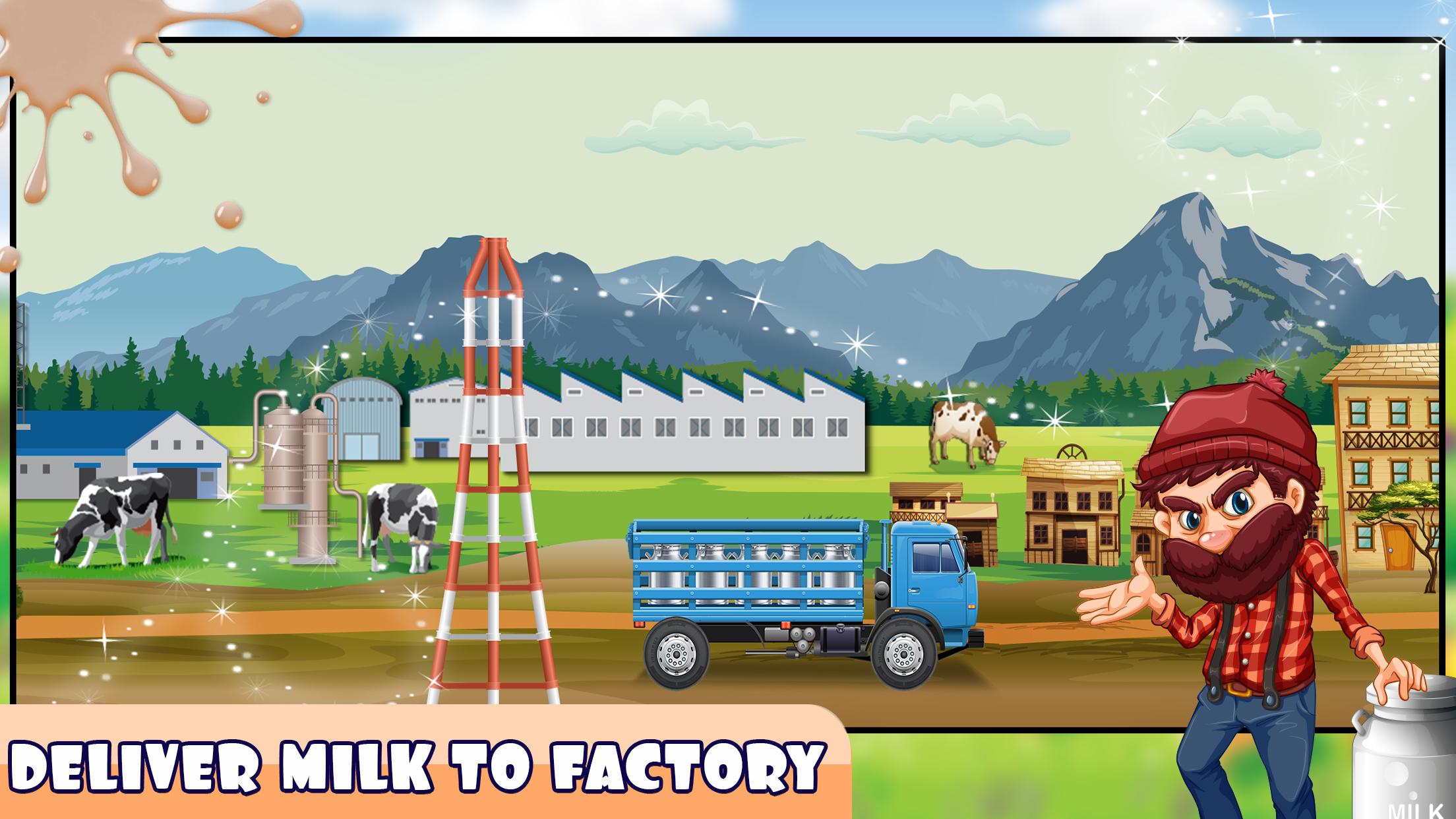 اسکرین شات 4 بازی Cow Dairy Farm Milk Factory