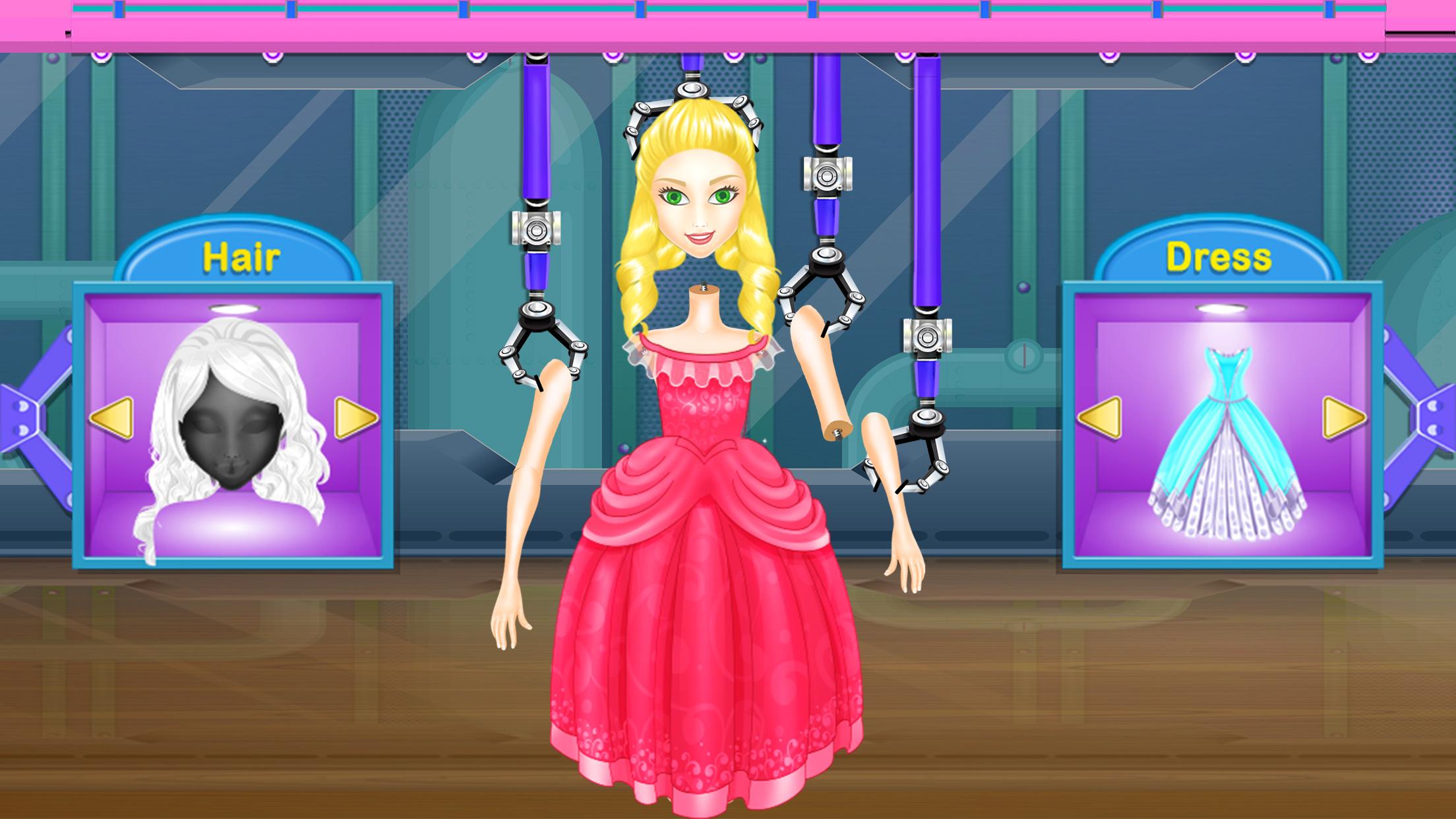 اسکرین شات 1 بازی Dream Doll Toy Maker Factory