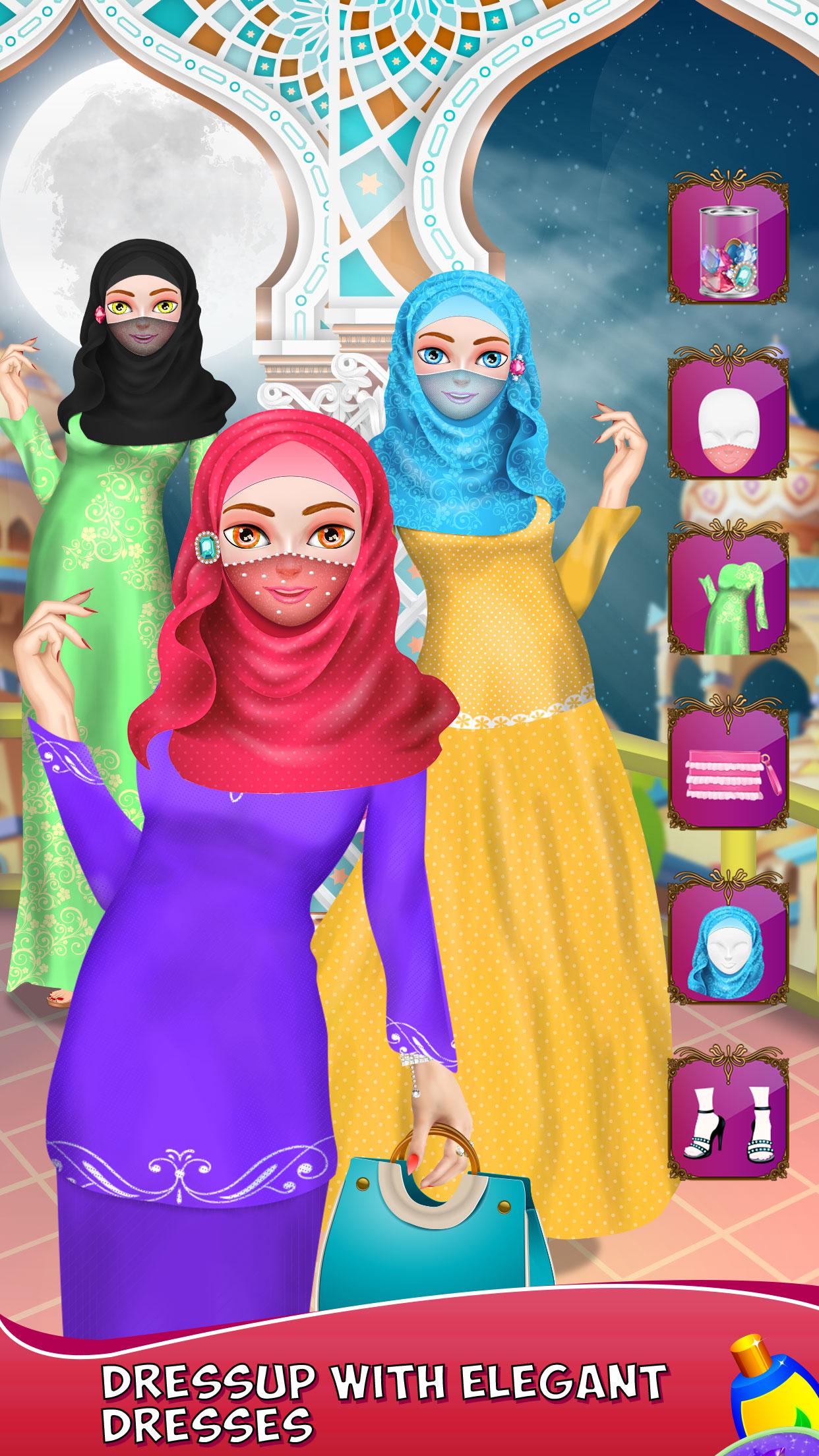اسکرین شات 4 بازی Hijab Fashion: Dress Up Games