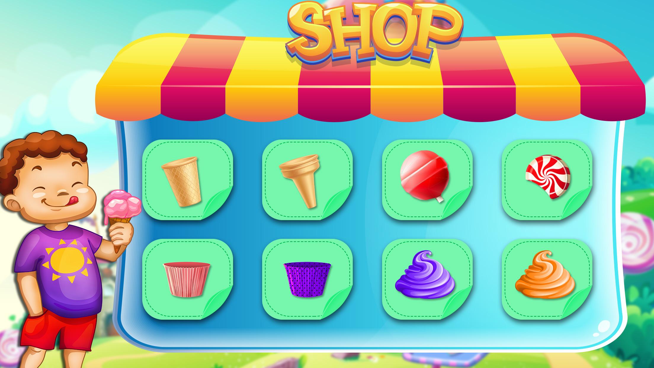 اسکرین شات 4 بازی Ice Cream Cone Maker Factory