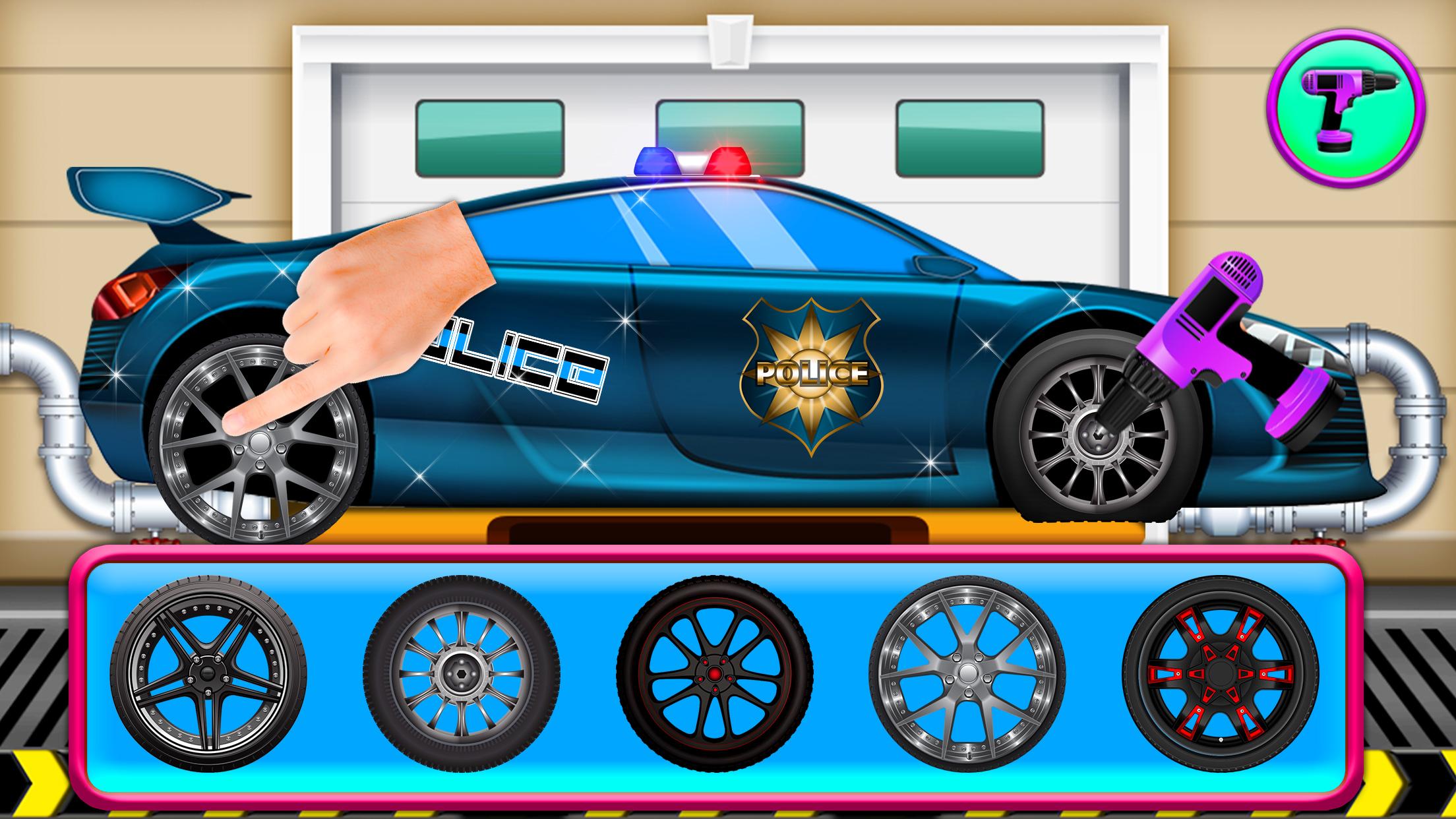 اسکرین شات 4 بازی Police Car Wash Cleanup
