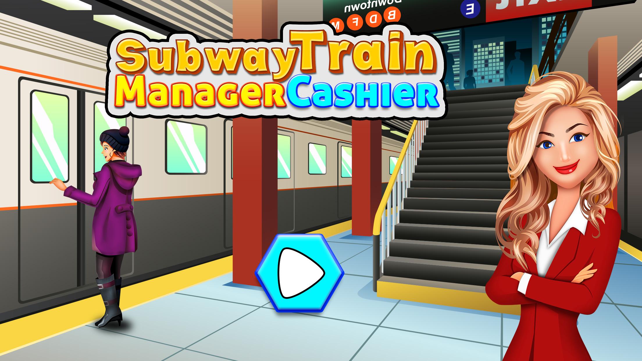 اسکرین شات 2 بازی Subway Train Manager Cashier