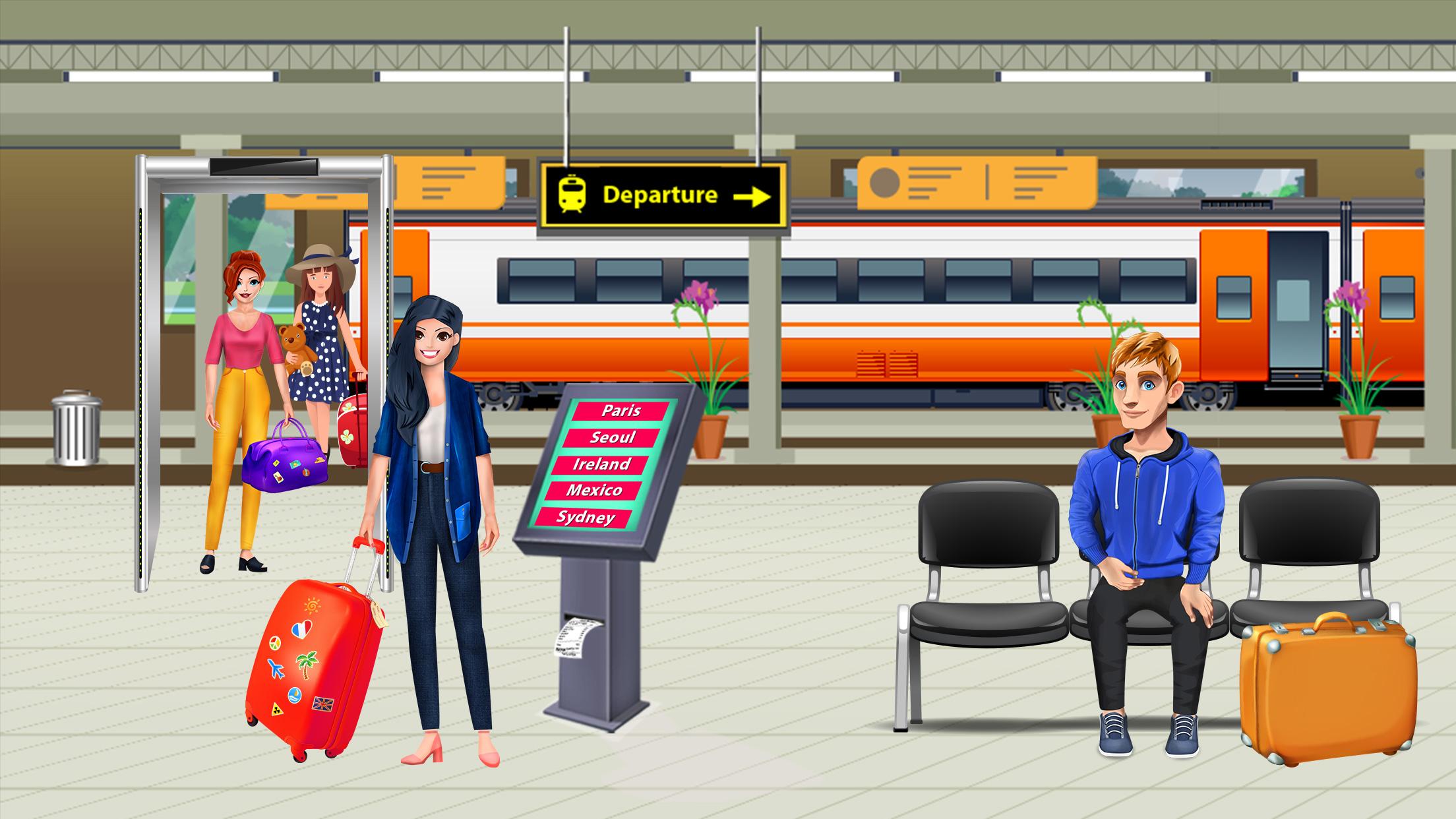 اسکرین شات 6 بازی Subway Train Manager Cashier