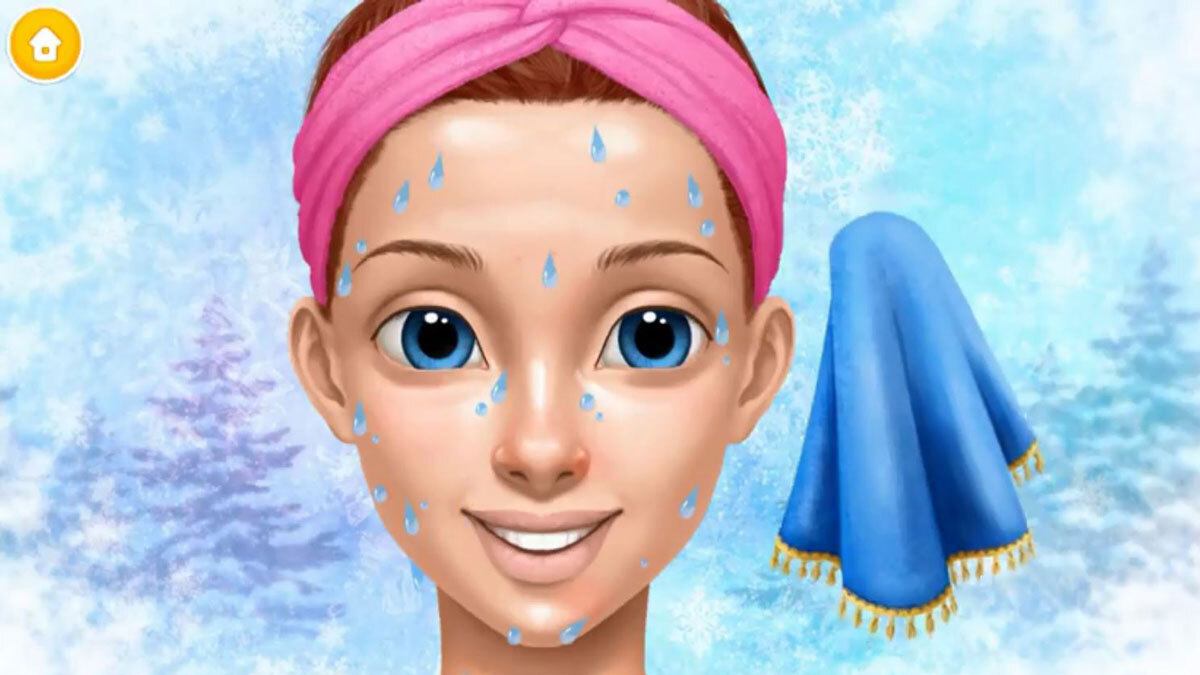 اسکرین شات 2 برنامه ارایشگاه باربی ( باربی ارایشی دخترانه )