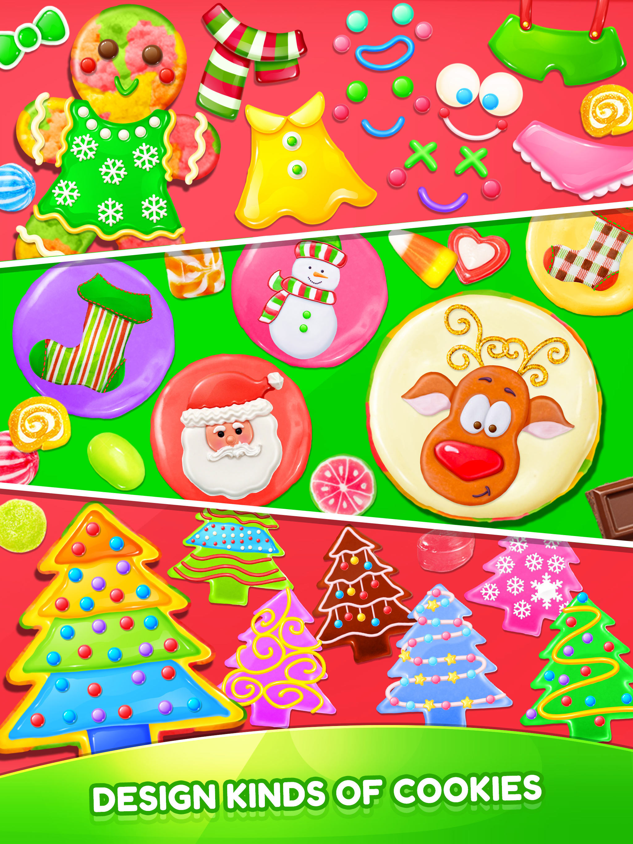 اسکرین شات 3 بازی Sweet Cookies: Unicorn Dessert