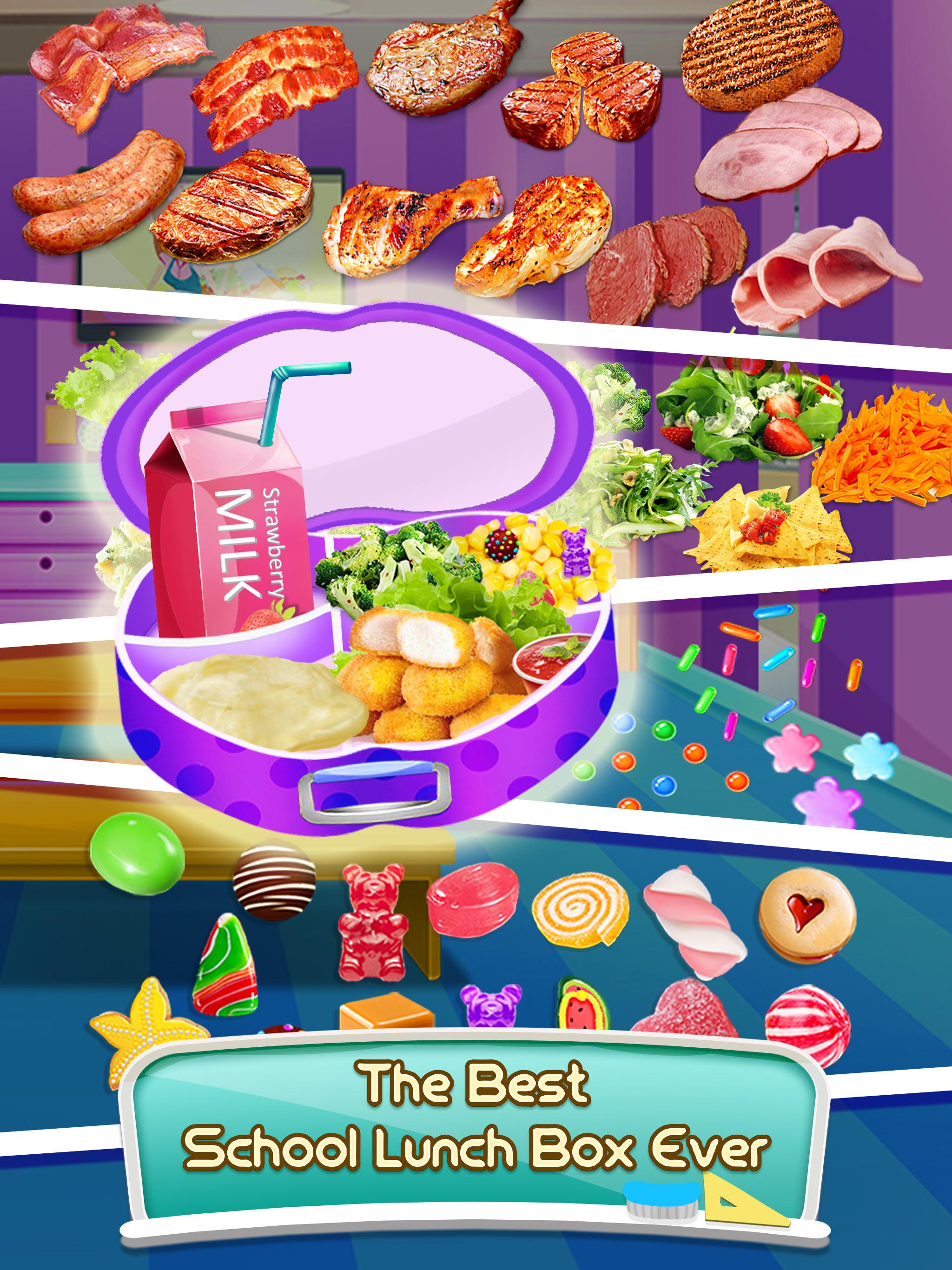 اسکرین شات 3 بازی School Lunch Food - Lunch Box