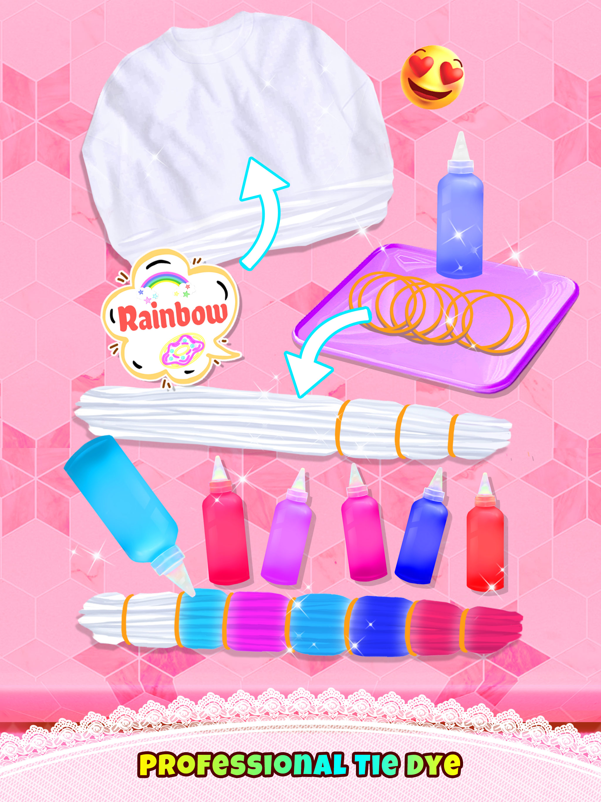 اسکرین شات 3 بازی Tie Dye Pro - Fashion Designer