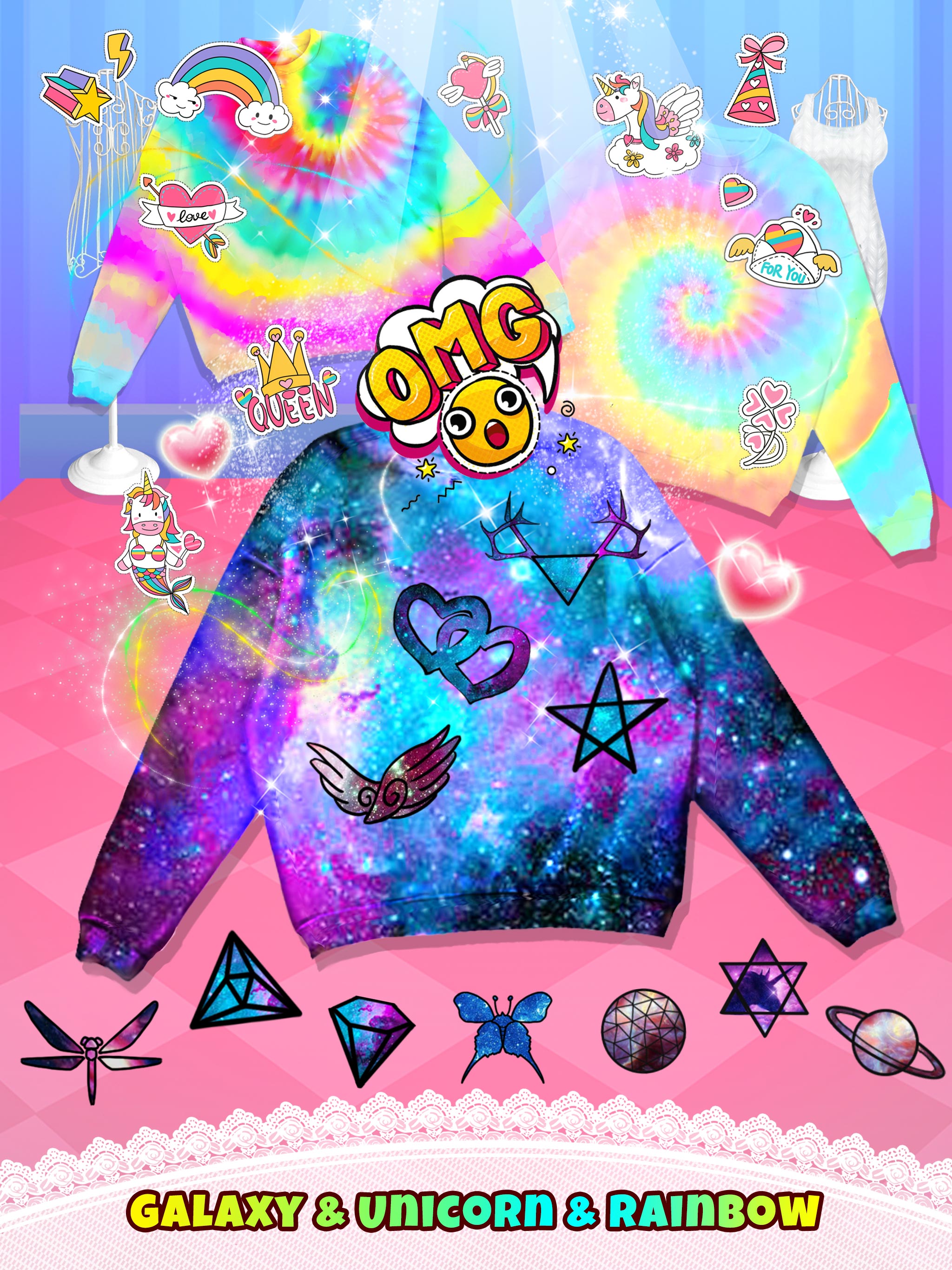 اسکرین شات 1 بازی Tie Dye Pro - Fashion Designer
