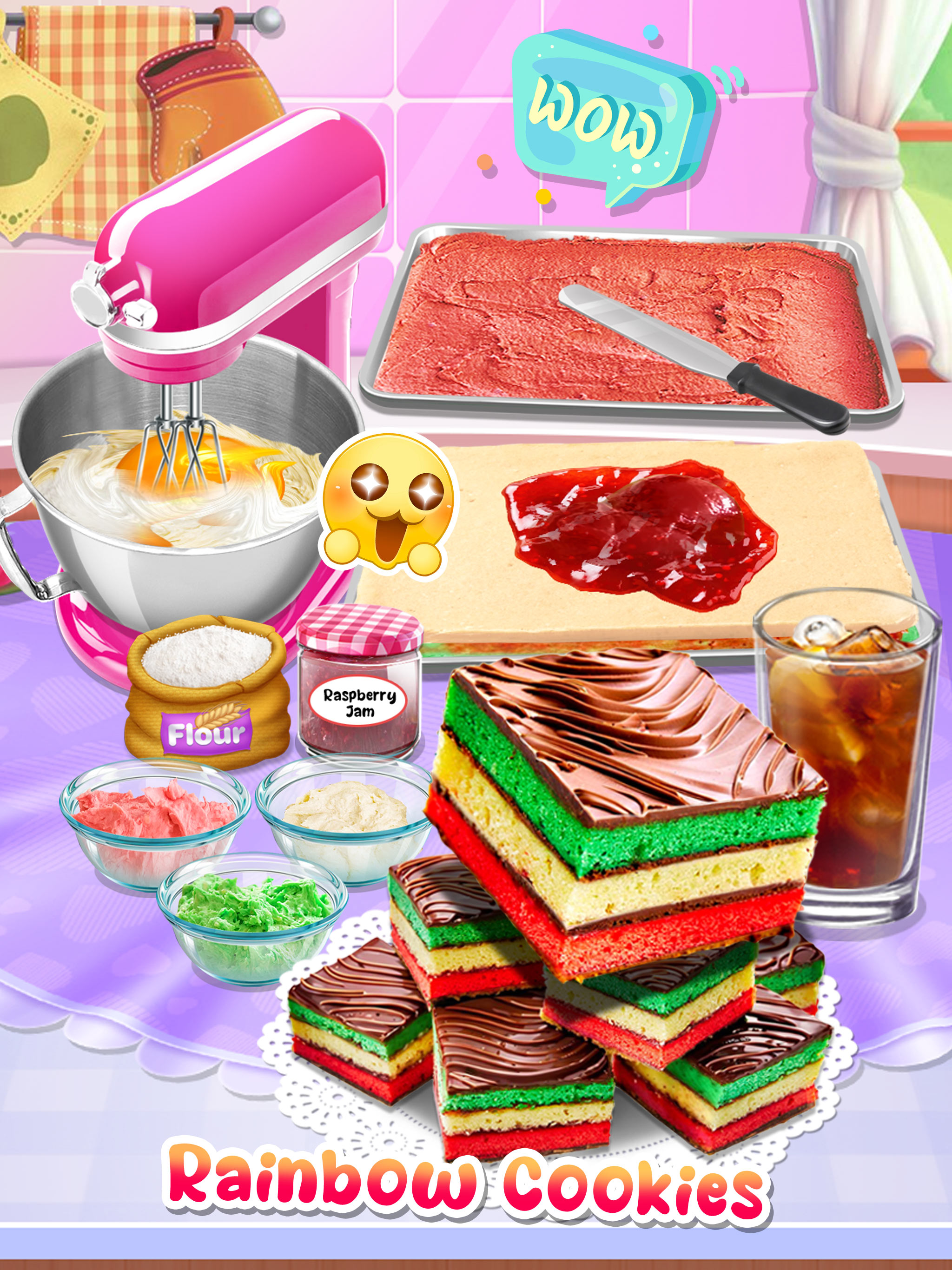 اسکرین شات 3 بازی Unicorn Rainbow Cookies