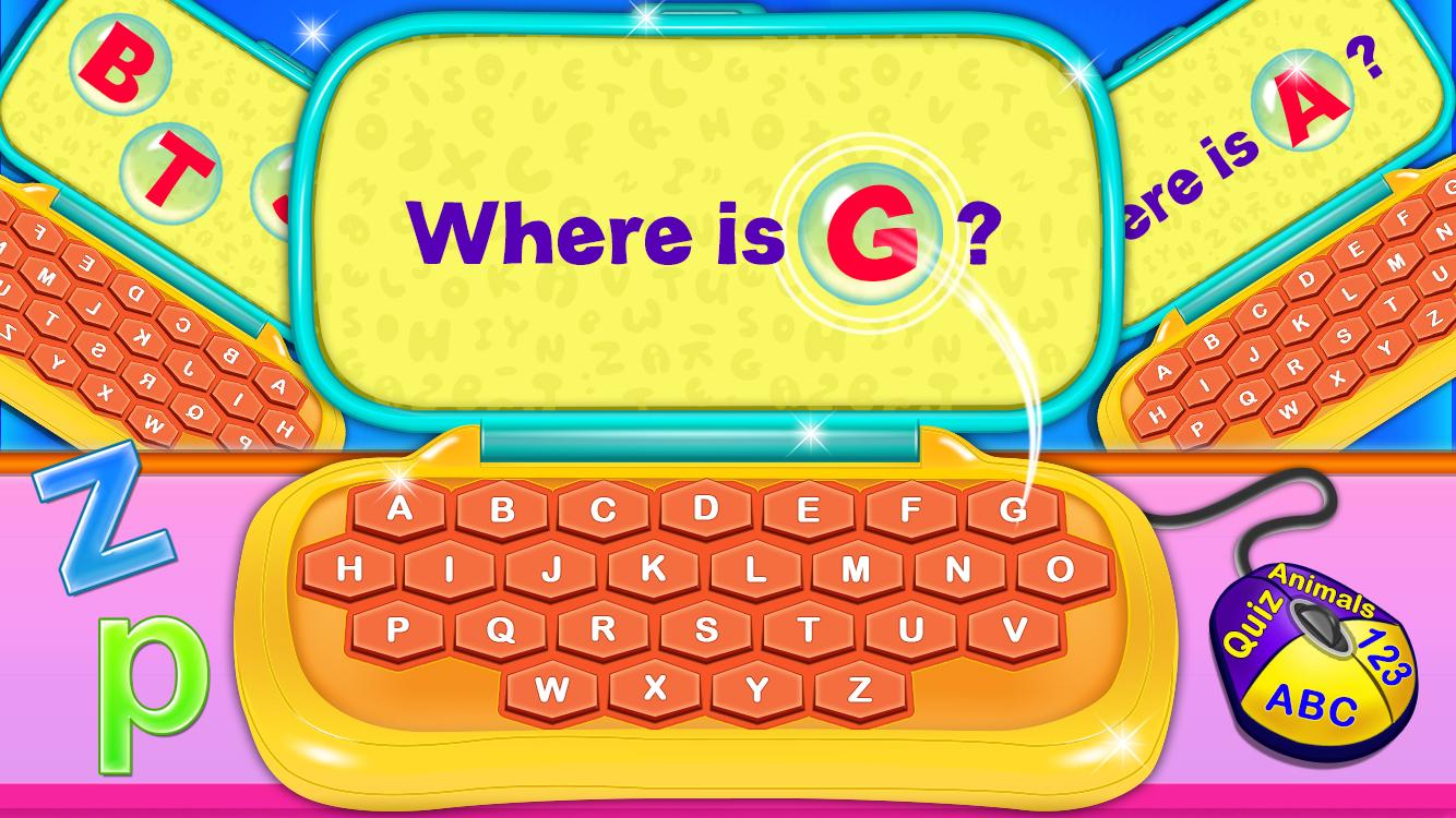 اسکرین شات 3 بازی Alphabet Laptop - Educational