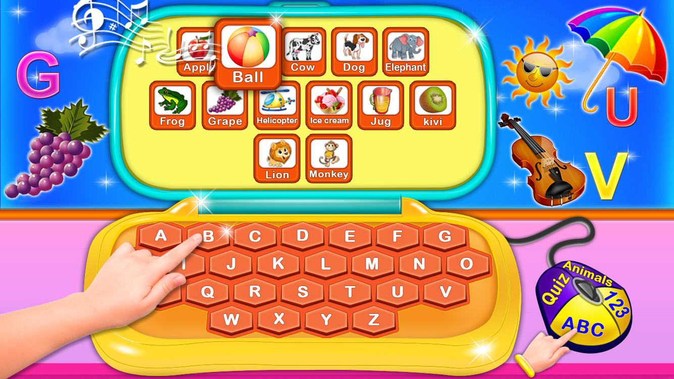 اسکرین شات 2 بازی Alphabet Laptop - Educational