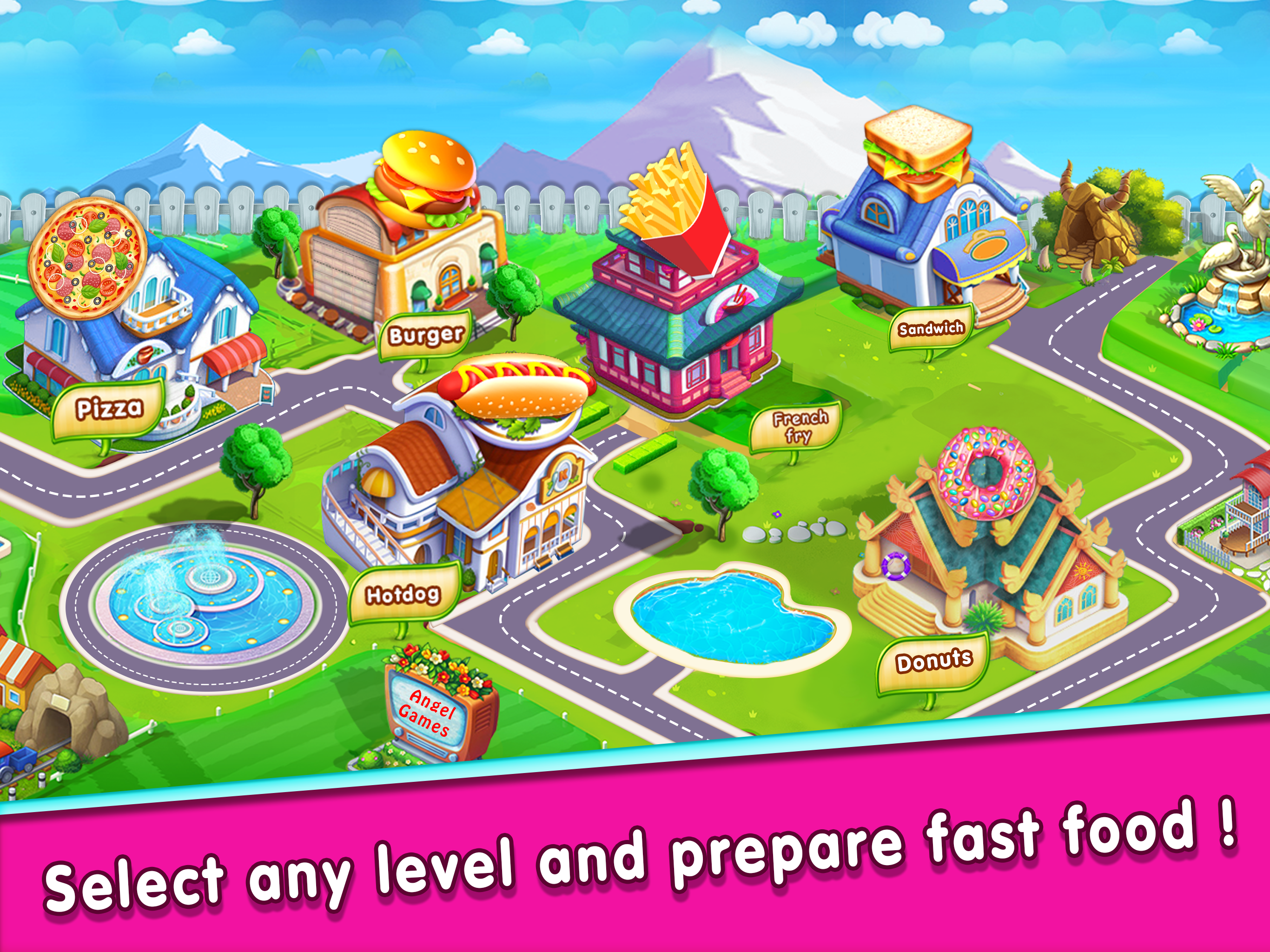 اسکرین شات 2 بازی Fast food cooking games