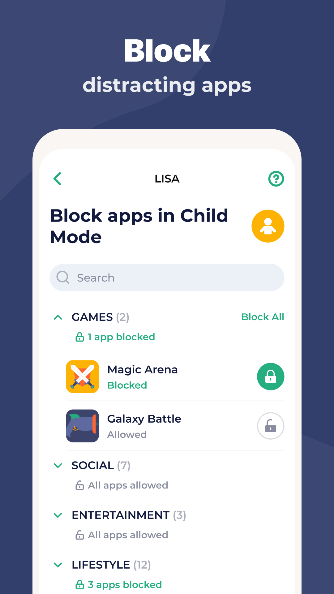 اسکرین شات 5 برنامه Parental Control - Kidslox