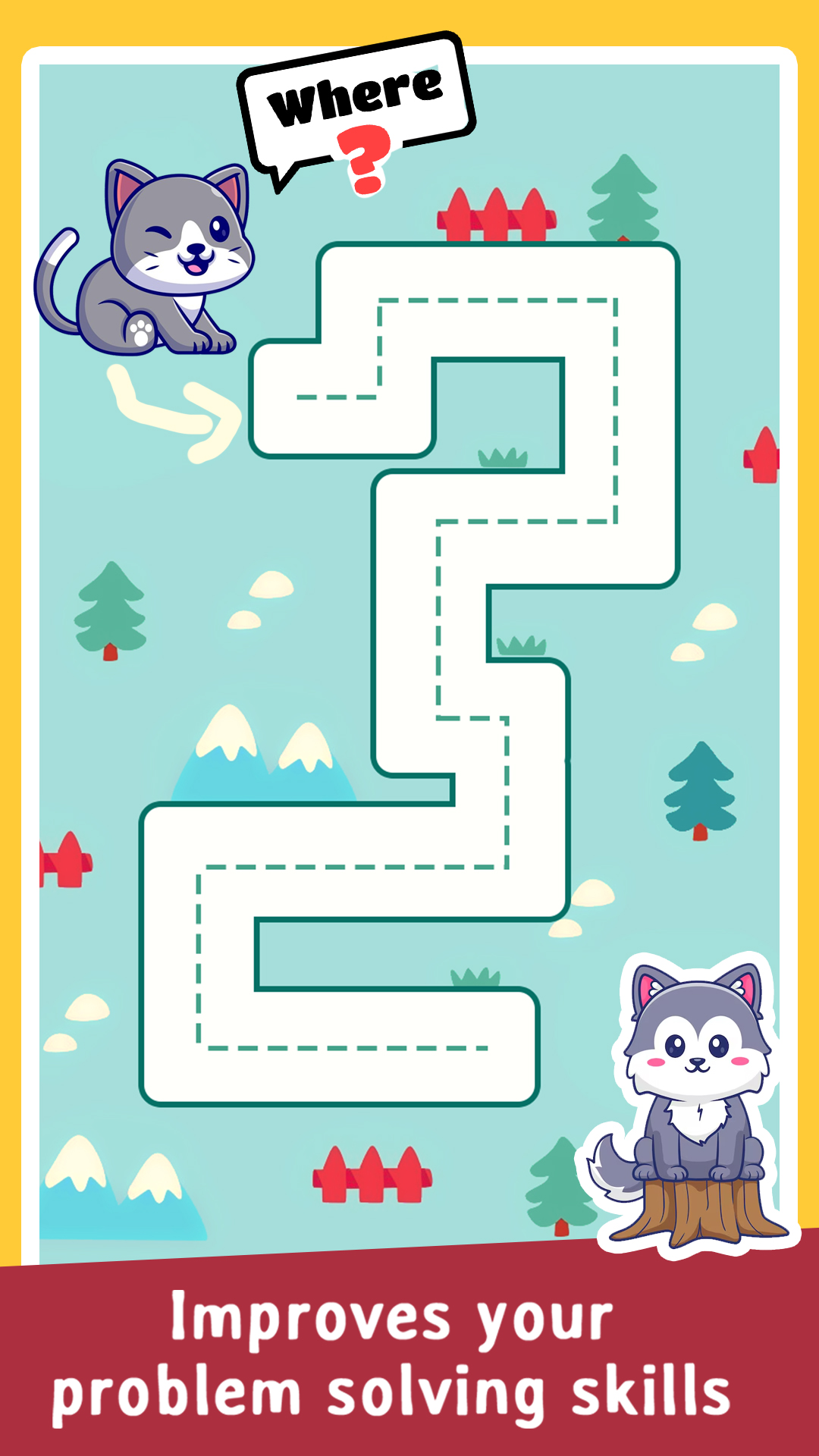 اسکرین شات 2 بازی Crazy Educational Mazes Puzzle