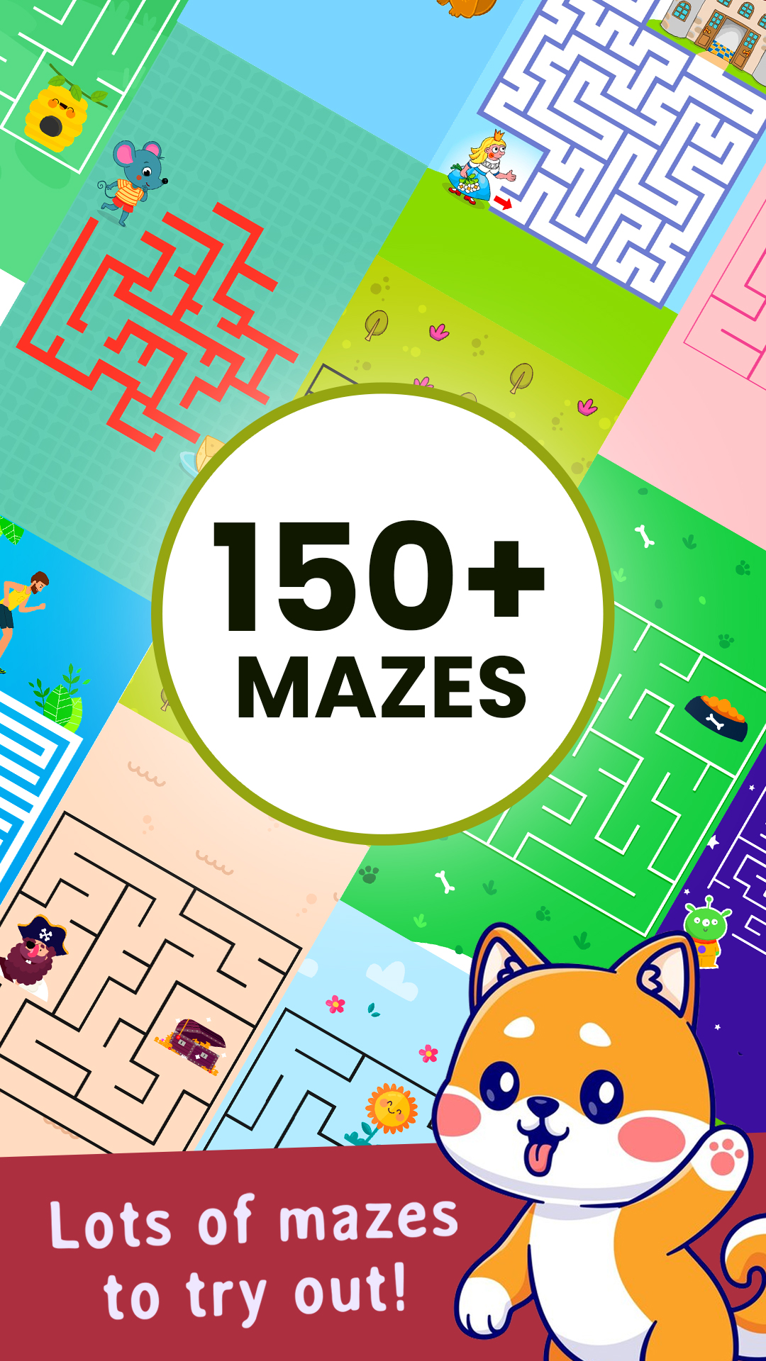 اسکرین شات 4 بازی Crazy Educational Mazes Puzzle