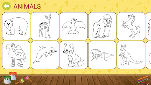 اسکرین شات 2 برنامه Kids Coloring Book