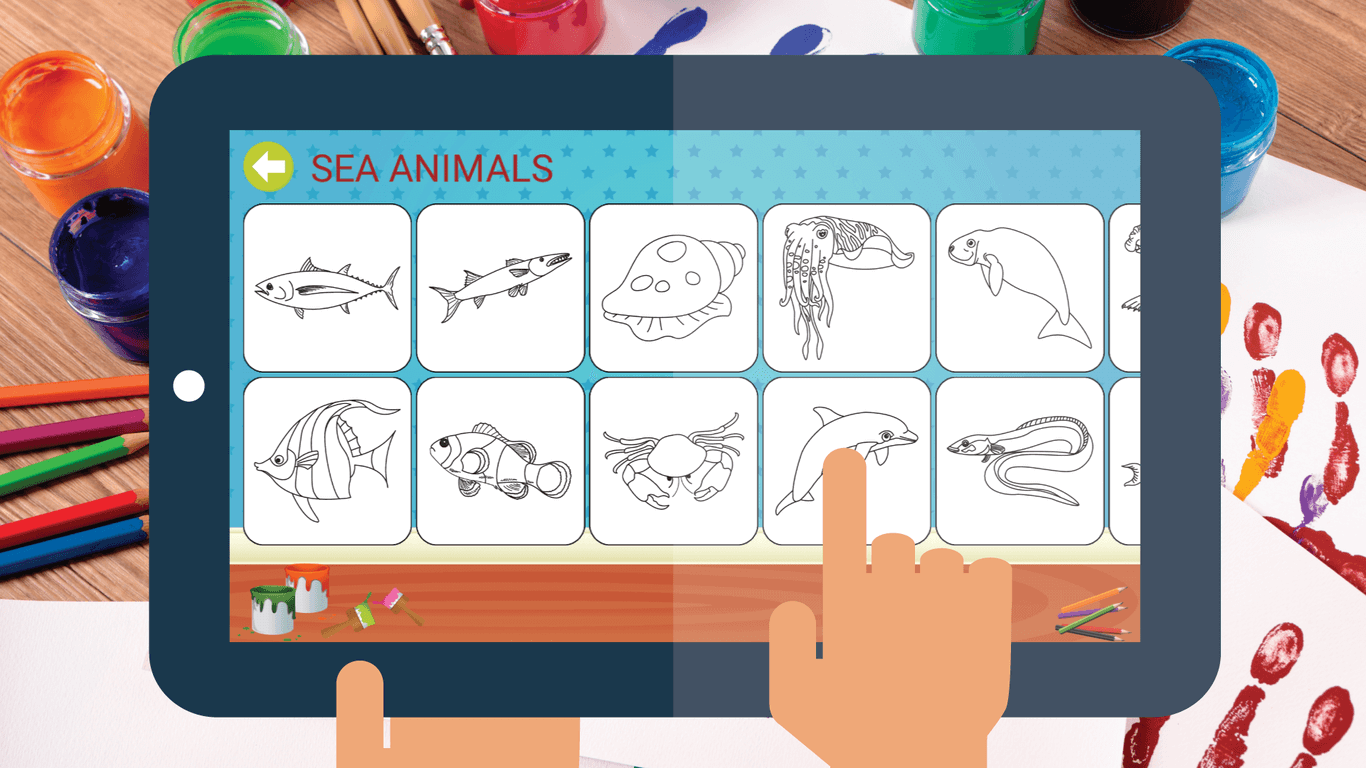 اسکرین شات 3 بازی Coloring book for kids