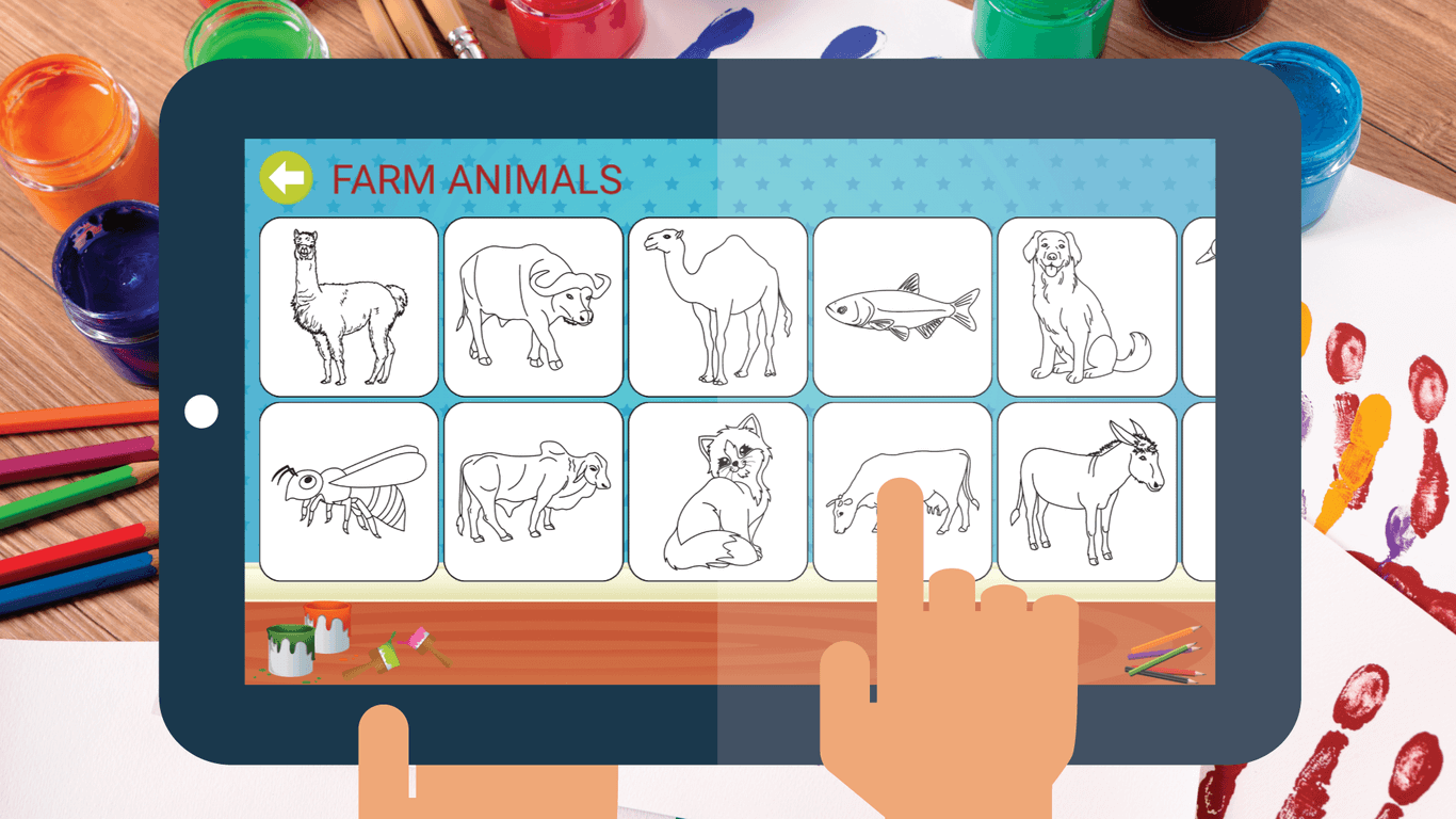 اسکرین شات 5 بازی Coloring book for kids