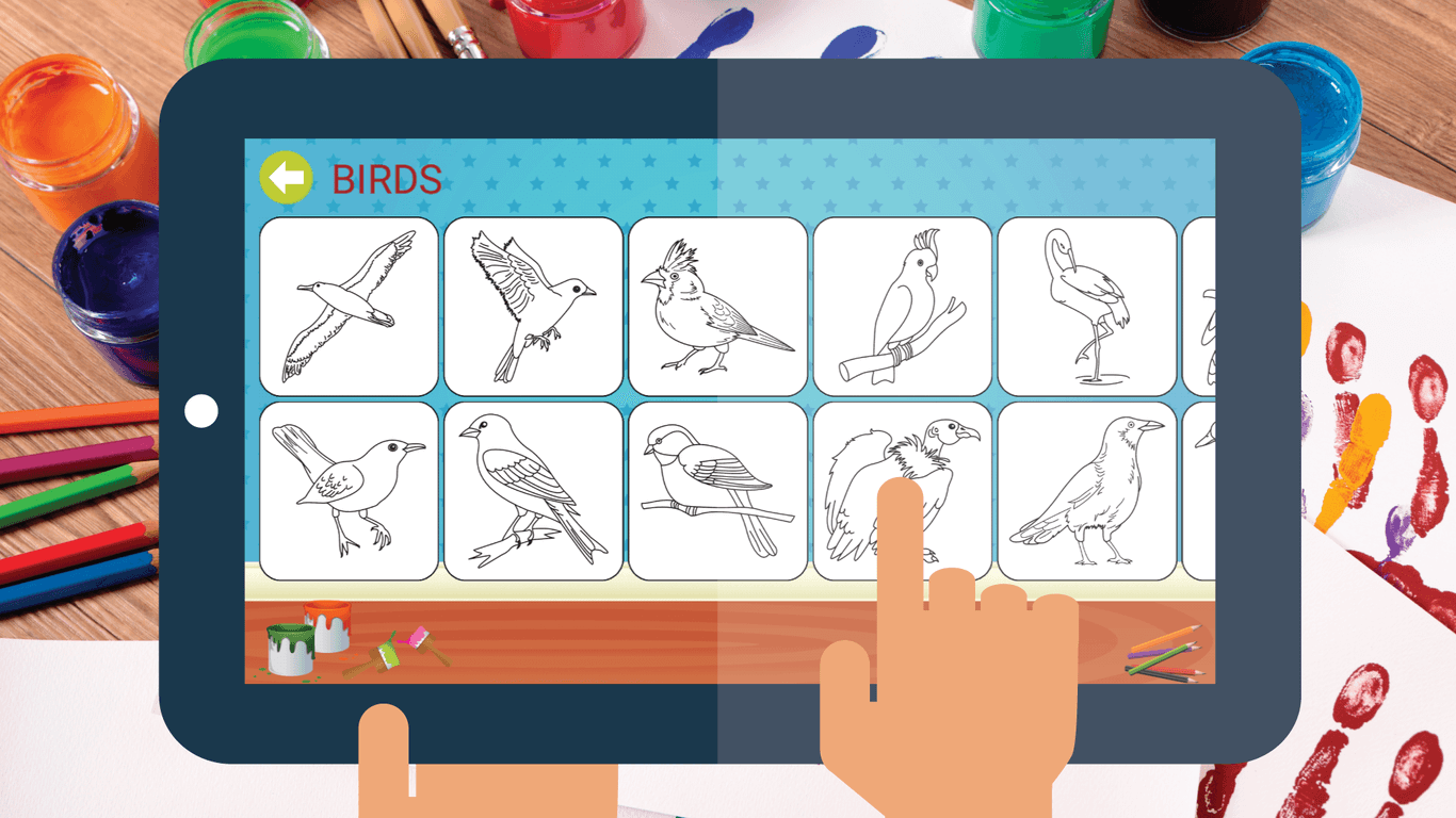 اسکرین شات 2 بازی Coloring book for kids