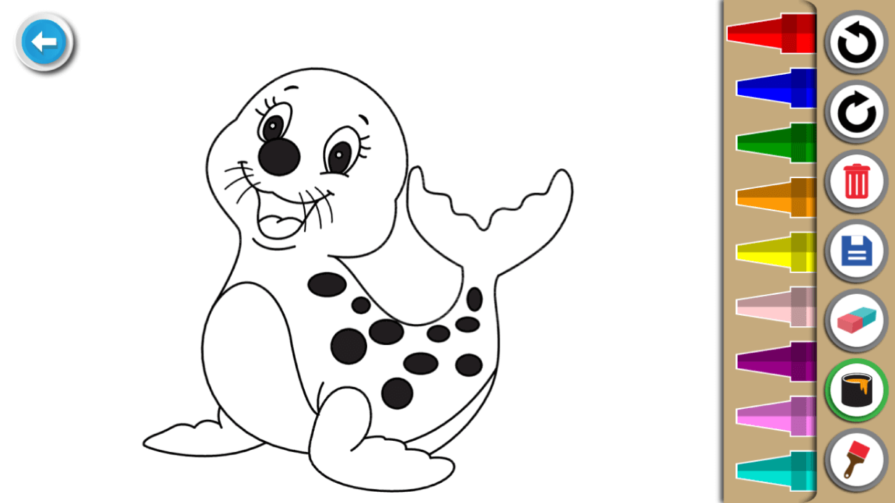 اسکرین شات 5 بازی Animal Coloring Book for kids
