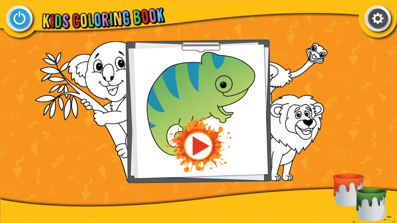 اسکرین شات 1 بازی Animal Coloring Book for kids