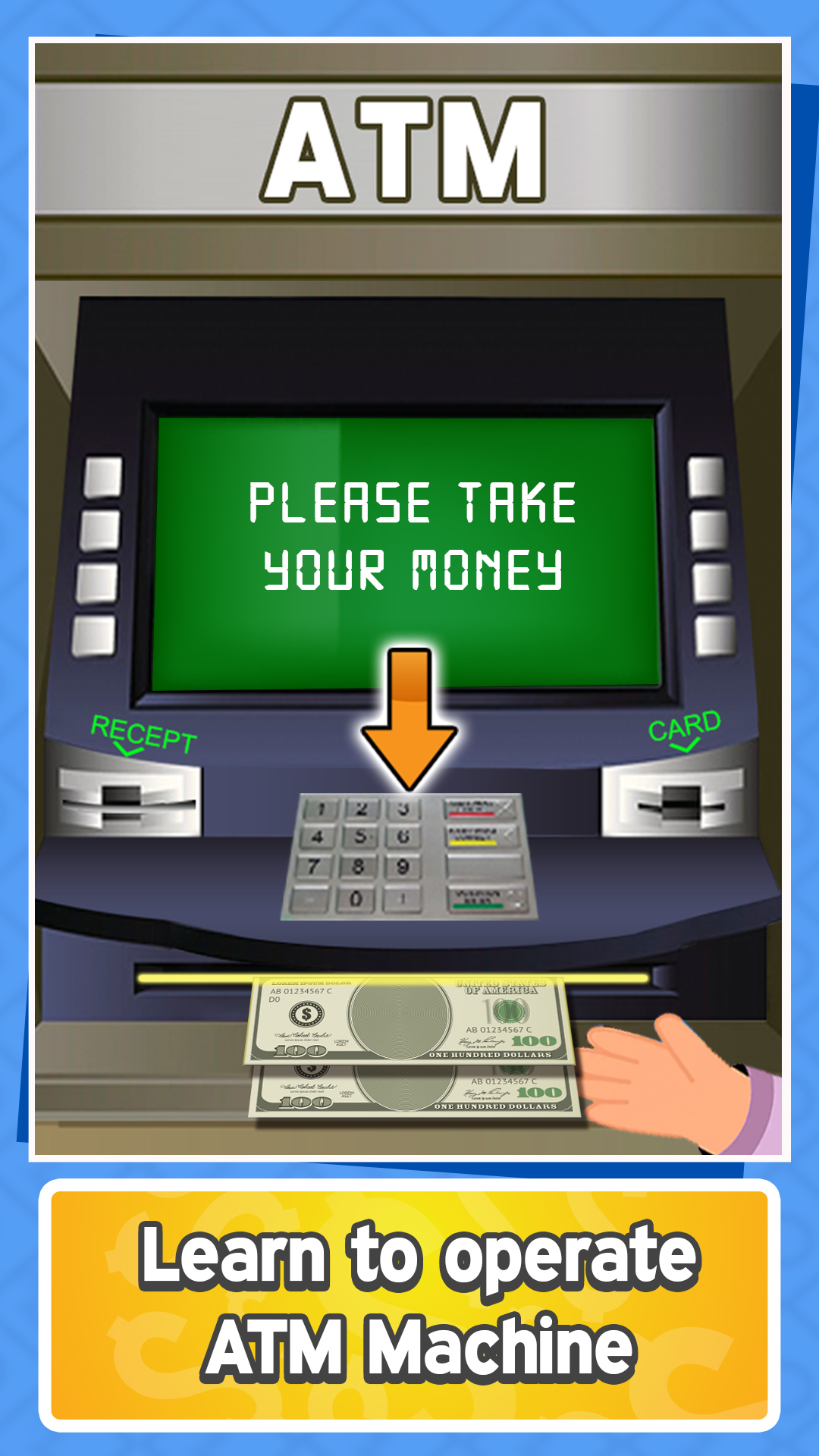 اسکرین شات 1 بازی Bank ATM Simulator Machine