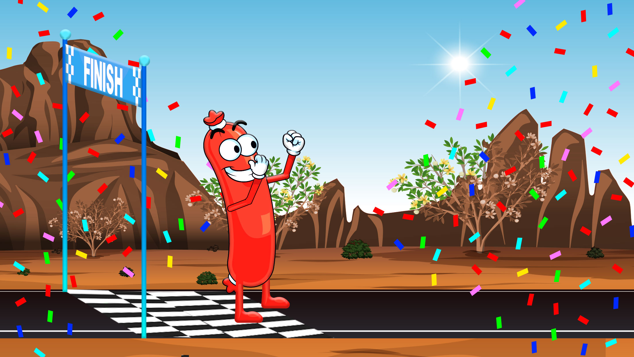 اسکرین شات 1 بازی Sausage Survival Run Game