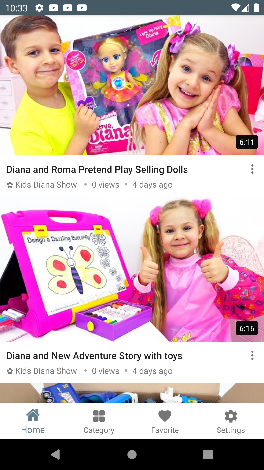 اسکرین شات 1 برنامه Funny Kids Toys Videos & Funny