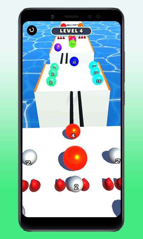 اسکرین شات 5 بازی Number Ball Rush! Merge Race