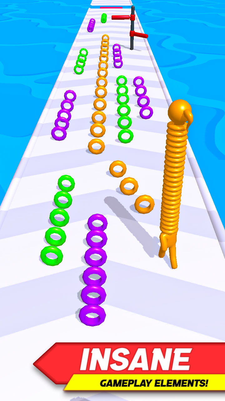 اسکرین شات 2 بازی Longest Neck Stack Run 3D