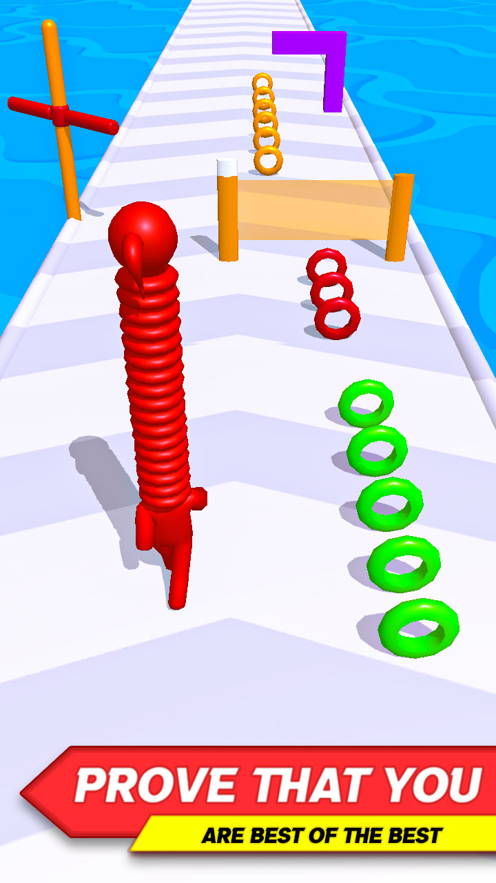 اسکرین شات 3 بازی Longest Neck Stack Run 3D