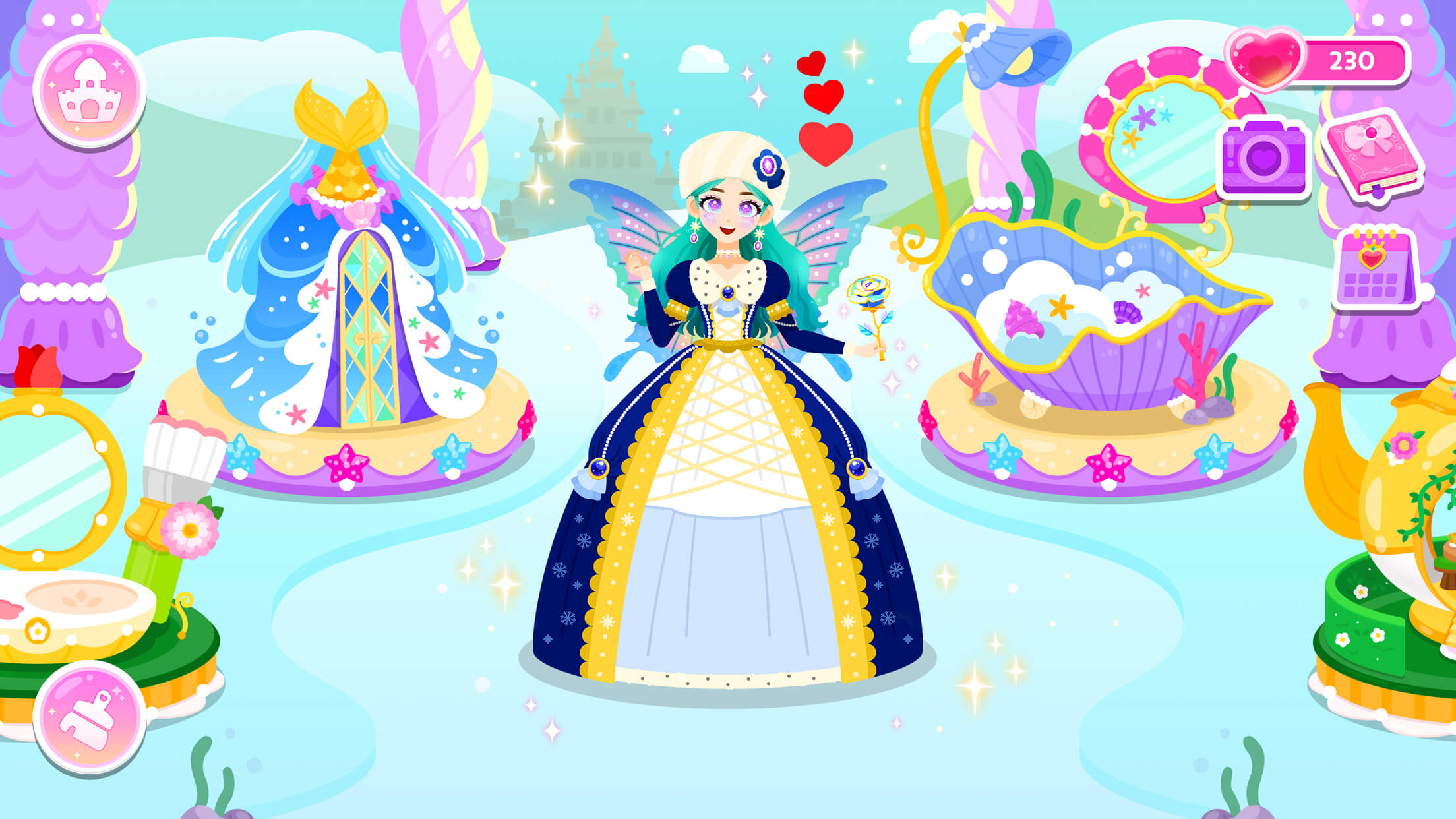 اسکرین شات 1 بازی Cocobi Princess Party -Dressup
