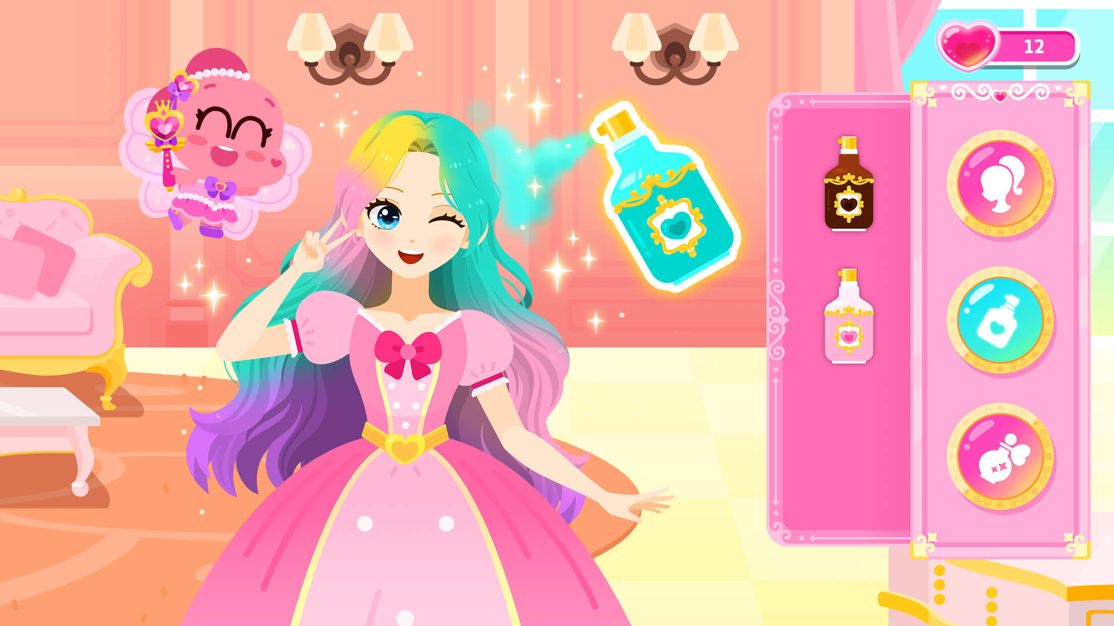اسکرین شات 2 بازی Cocobi Princess Party -Dressup