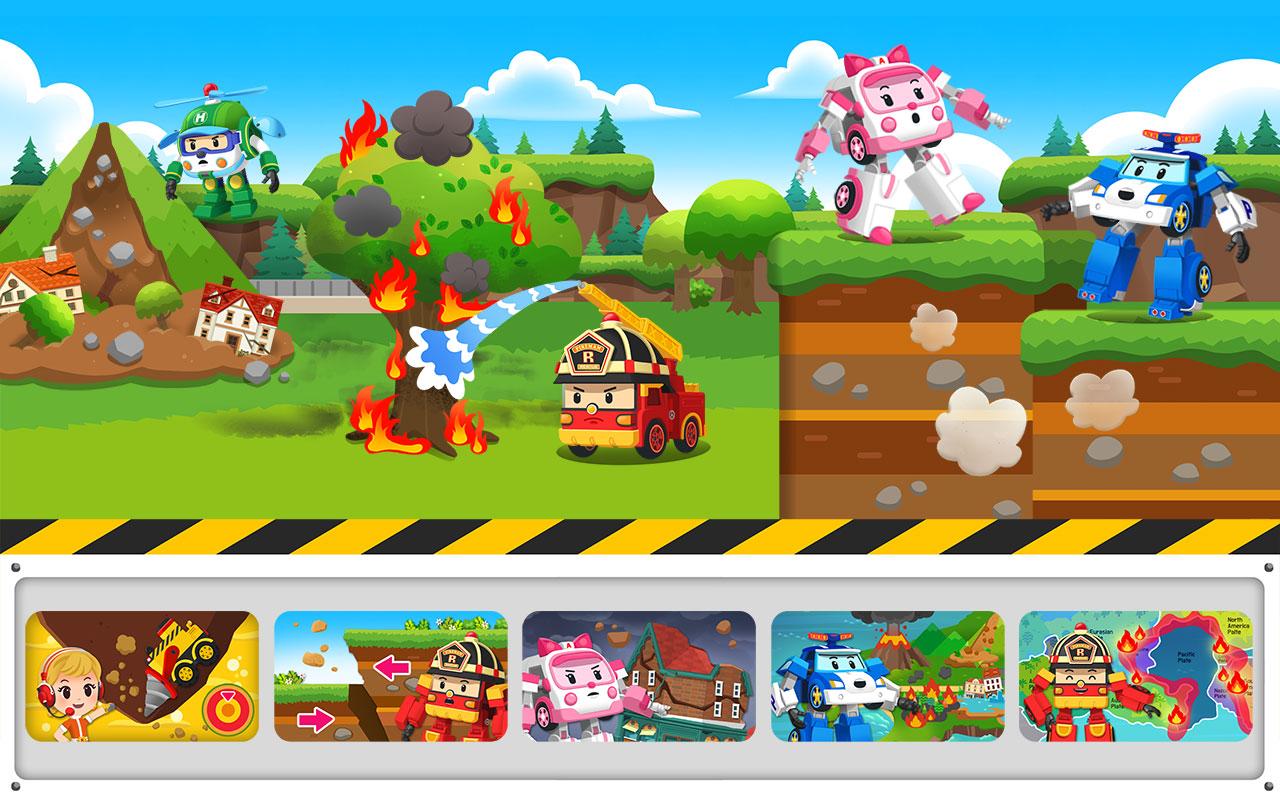 اسکرین شات 3 برنامه Robocar Poli Earthquake Safety