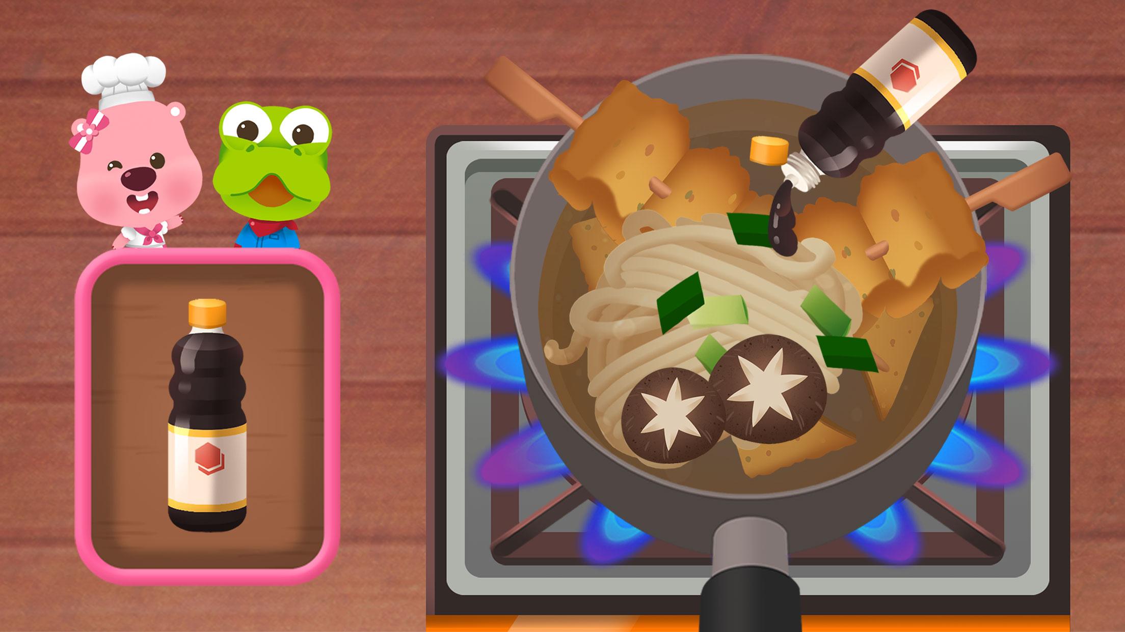 اسکرین شات 5 برنامه Pororo Cooking Game - Kid Chef
