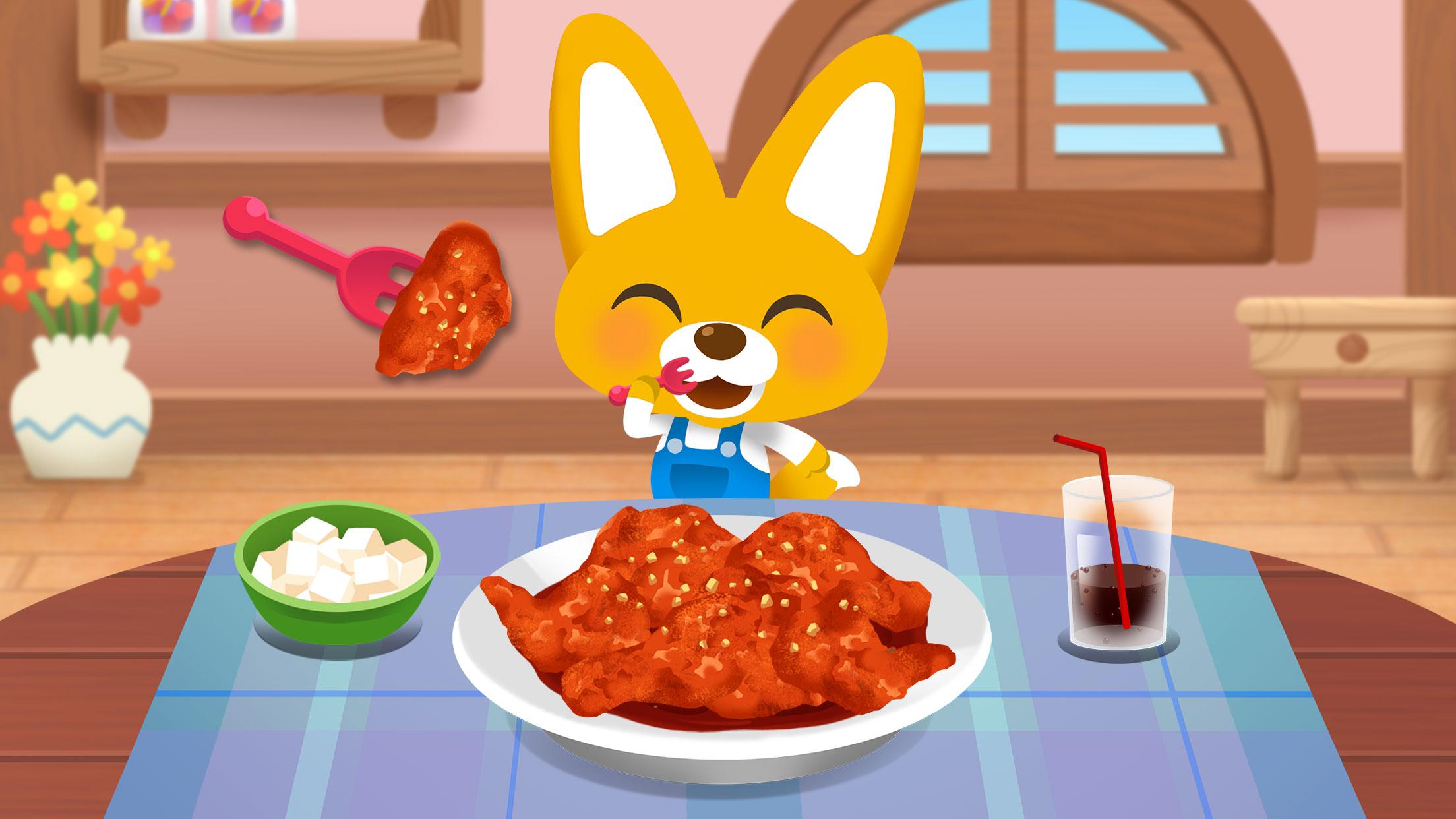 اسکرین شات 7 برنامه Pororo Cooking Game - Kid Chef
