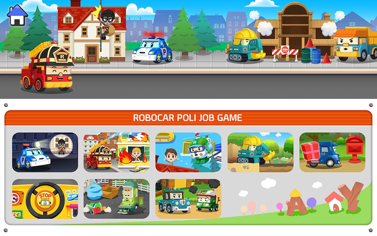 اسکرین شات 2 برنامه Robocar Poli Job - Kids Game