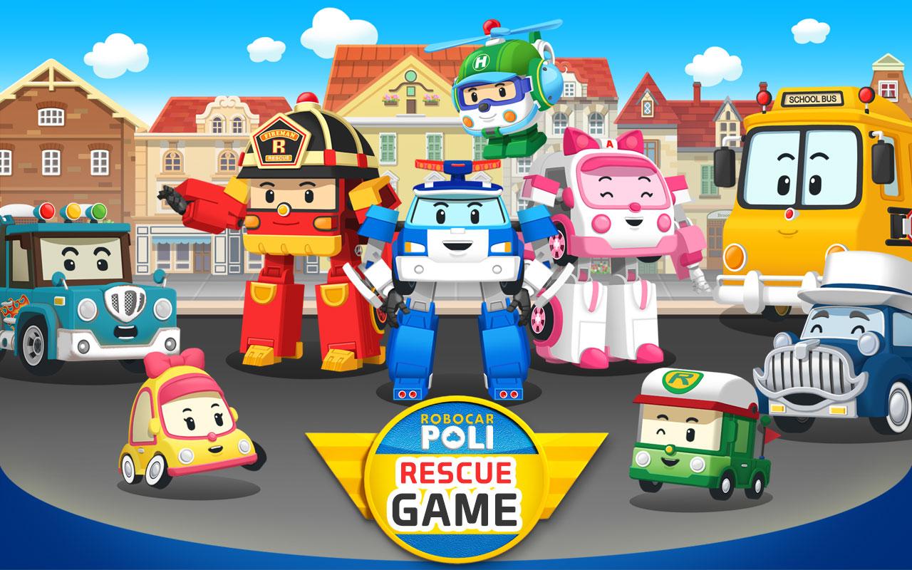 اسکرین شات 1 برنامه Robocar Poli Rescue - Kid Game