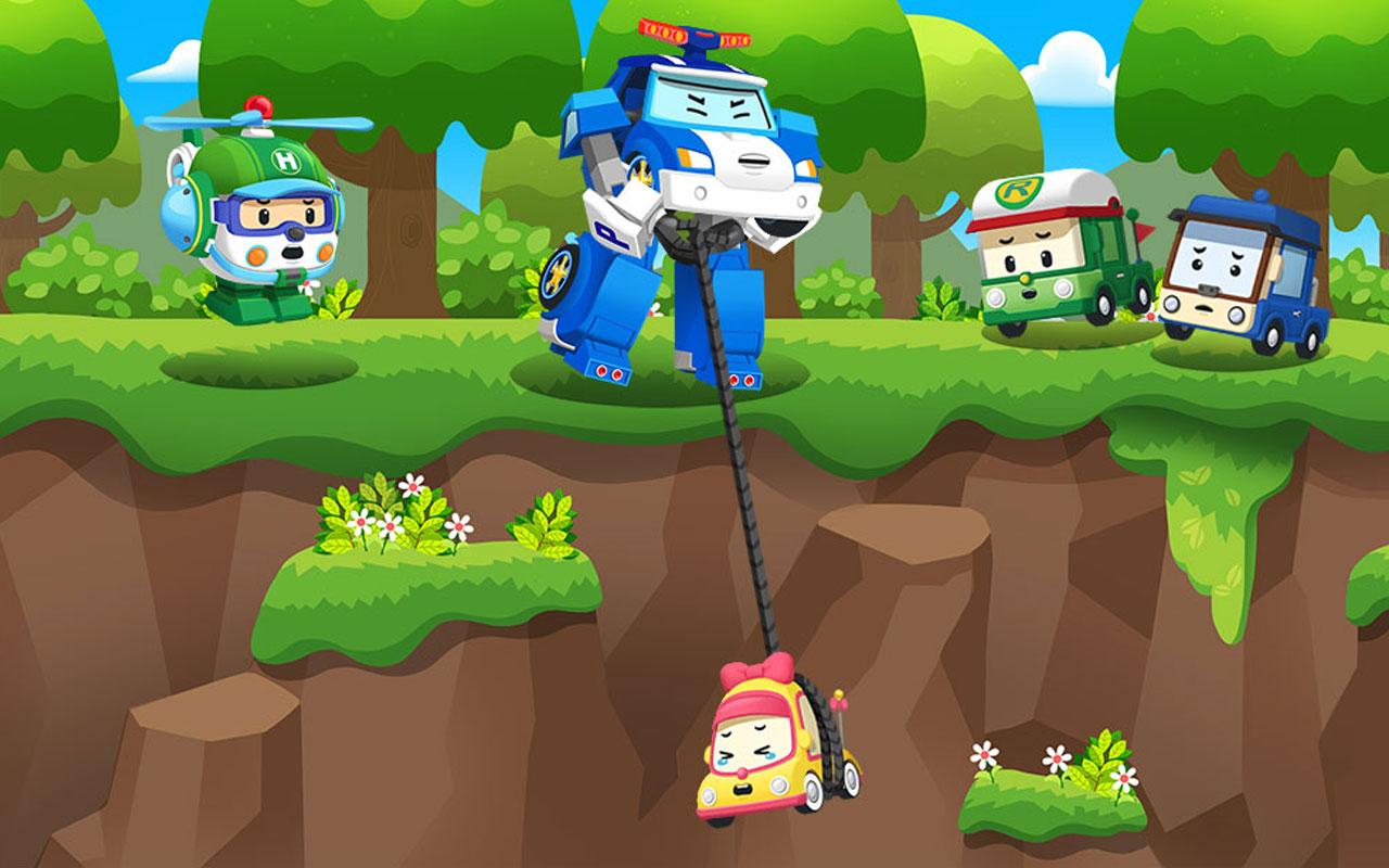 اسکرین شات 3 برنامه Robocar Poli Rescue - Kid Game