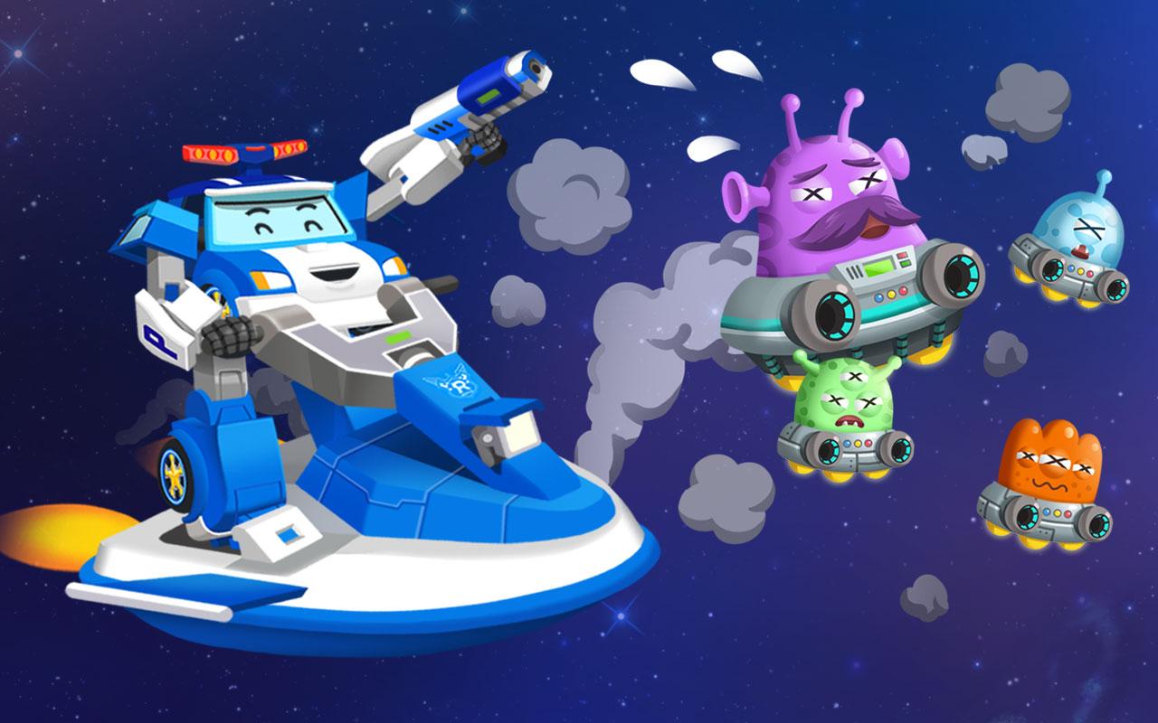 اسکرین شات 3 برنامه Poli Space Monster for kids