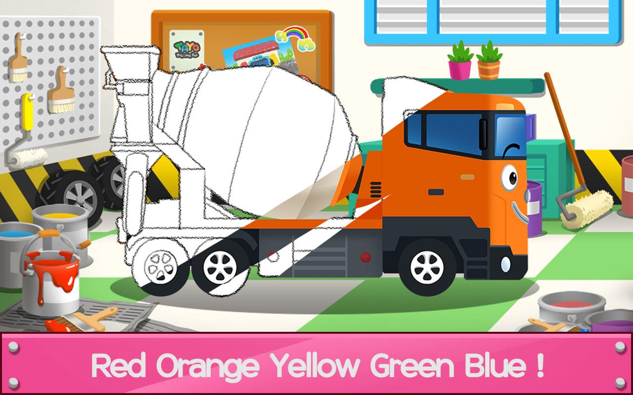 اسکرین شات 2 برنامه Tayo Color - Kids Game Package