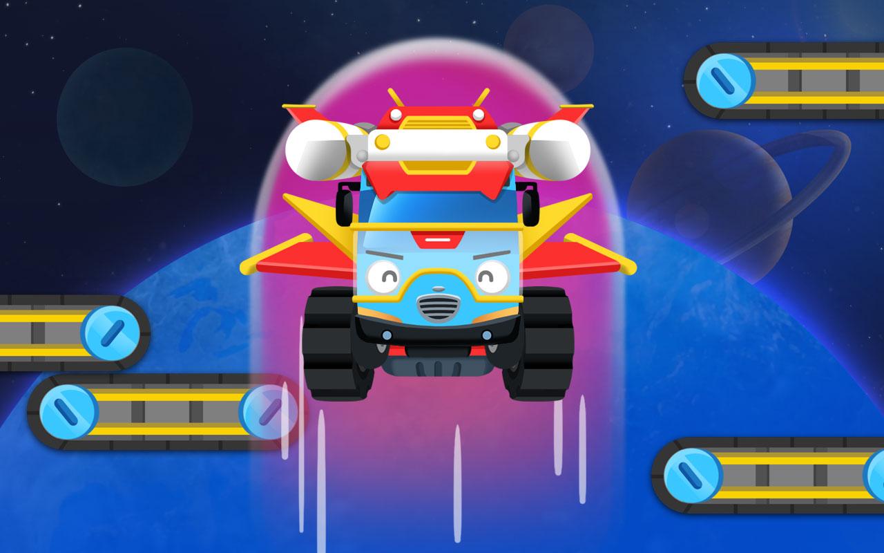 اسکرین شات 3 برنامه Tayo Monster Car- Kid Bus Game