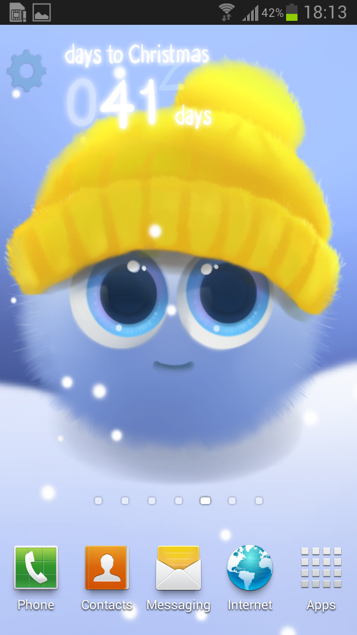 اسکرین شات برنامه Fairy Puff Live Wallpaper 5
