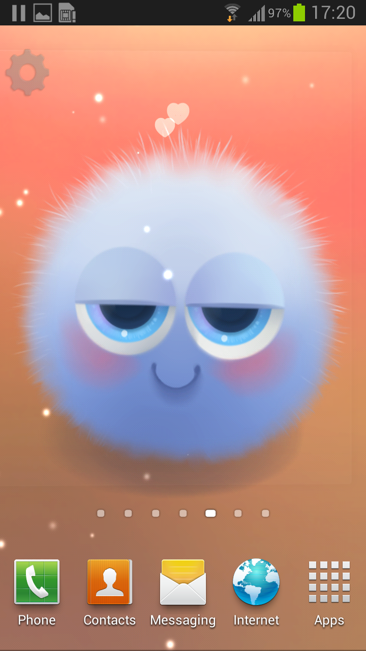 اسکرین شات برنامه Fairy Puff Live Wallpaper 7