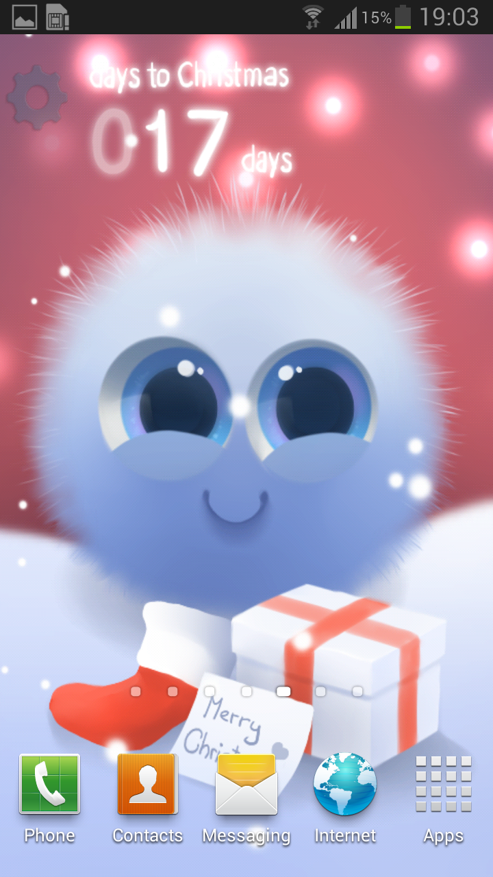 اسکرین شات برنامه Fairy Puff Live Wallpaper 4